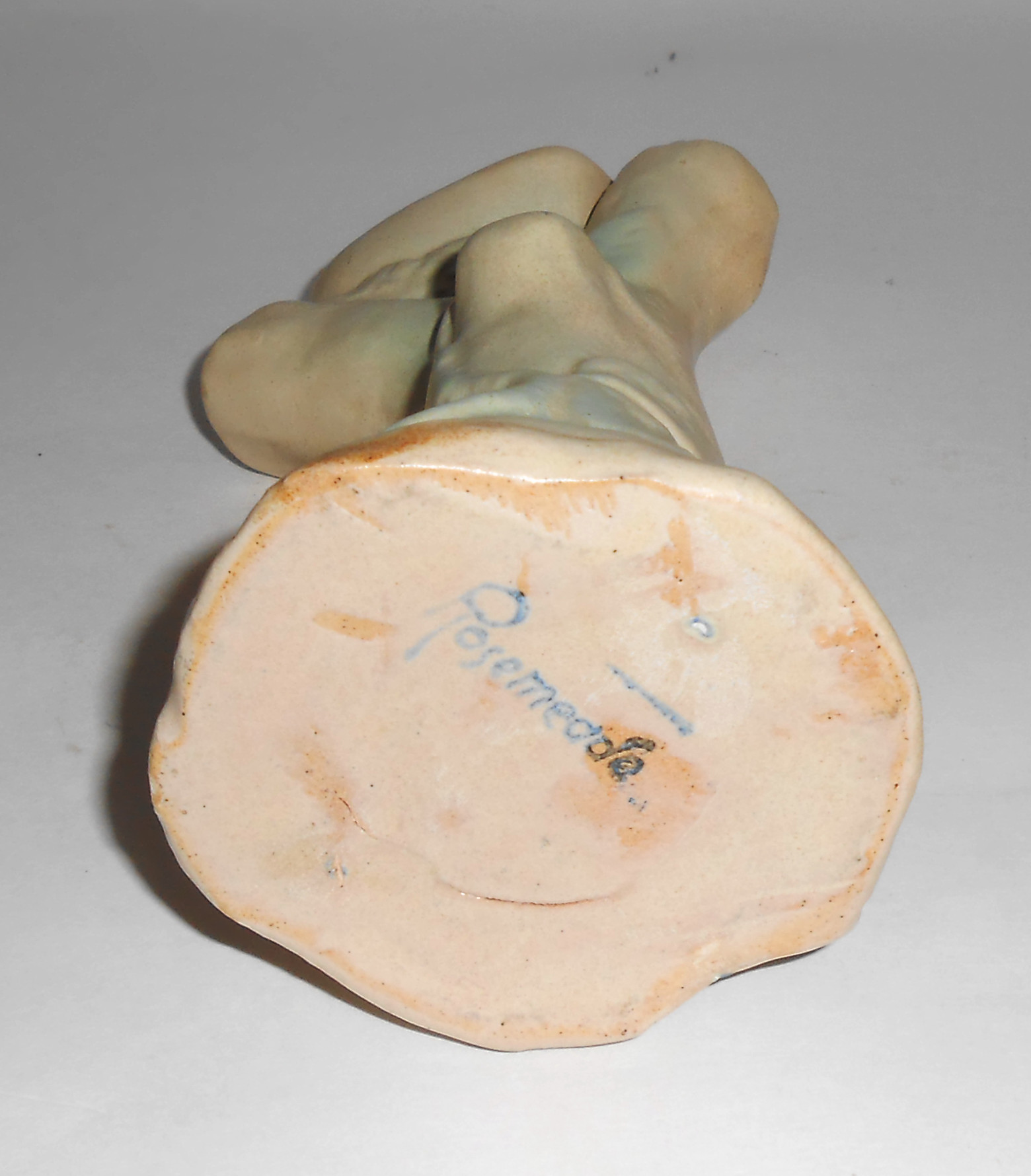 Rosemeade Pottery Bird On Nest Vase! MINT