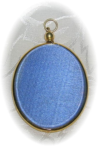 Fine Old Double Glass Side  Screw Top Locket