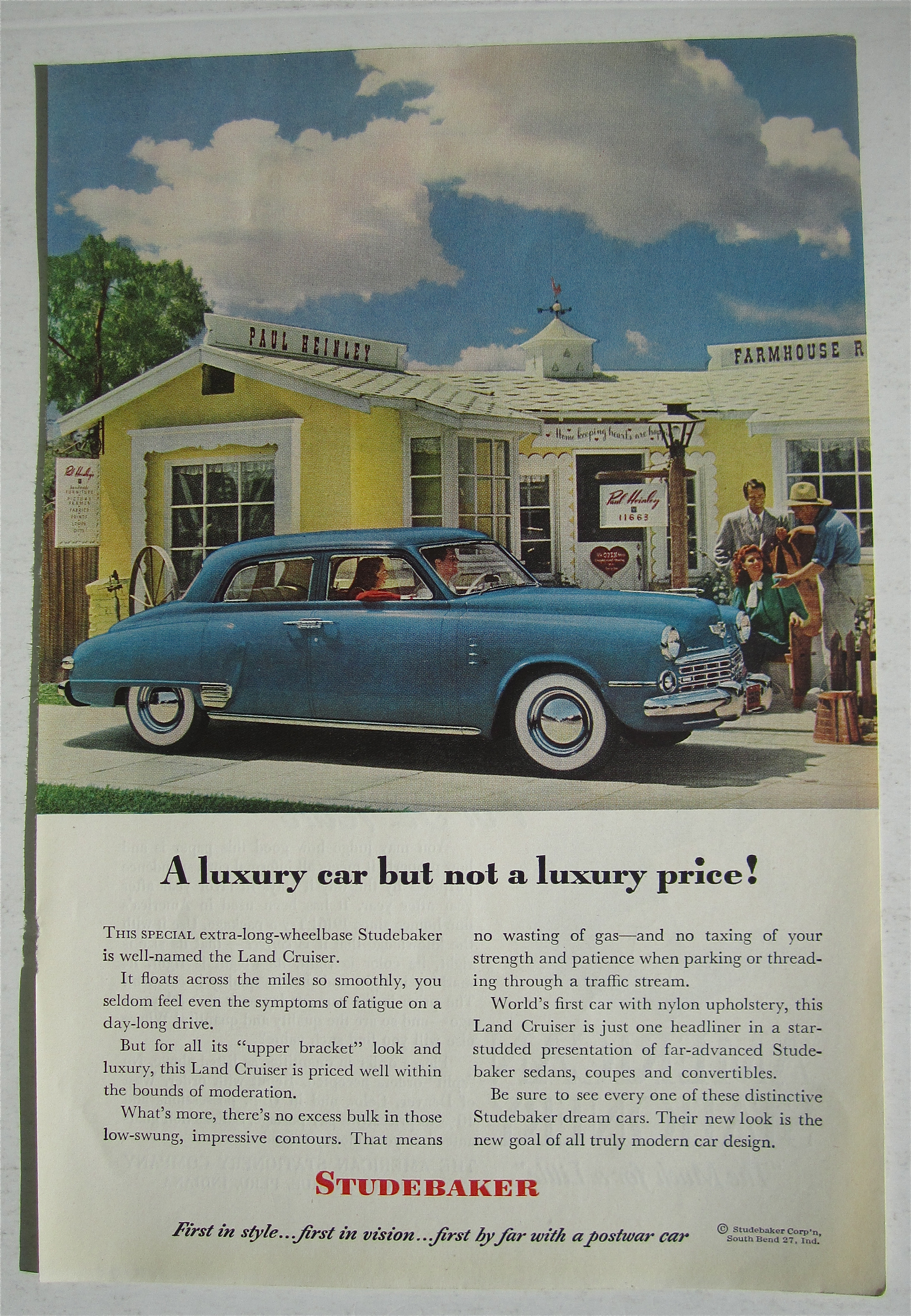 1948 Studebaker with the Land Cruiser