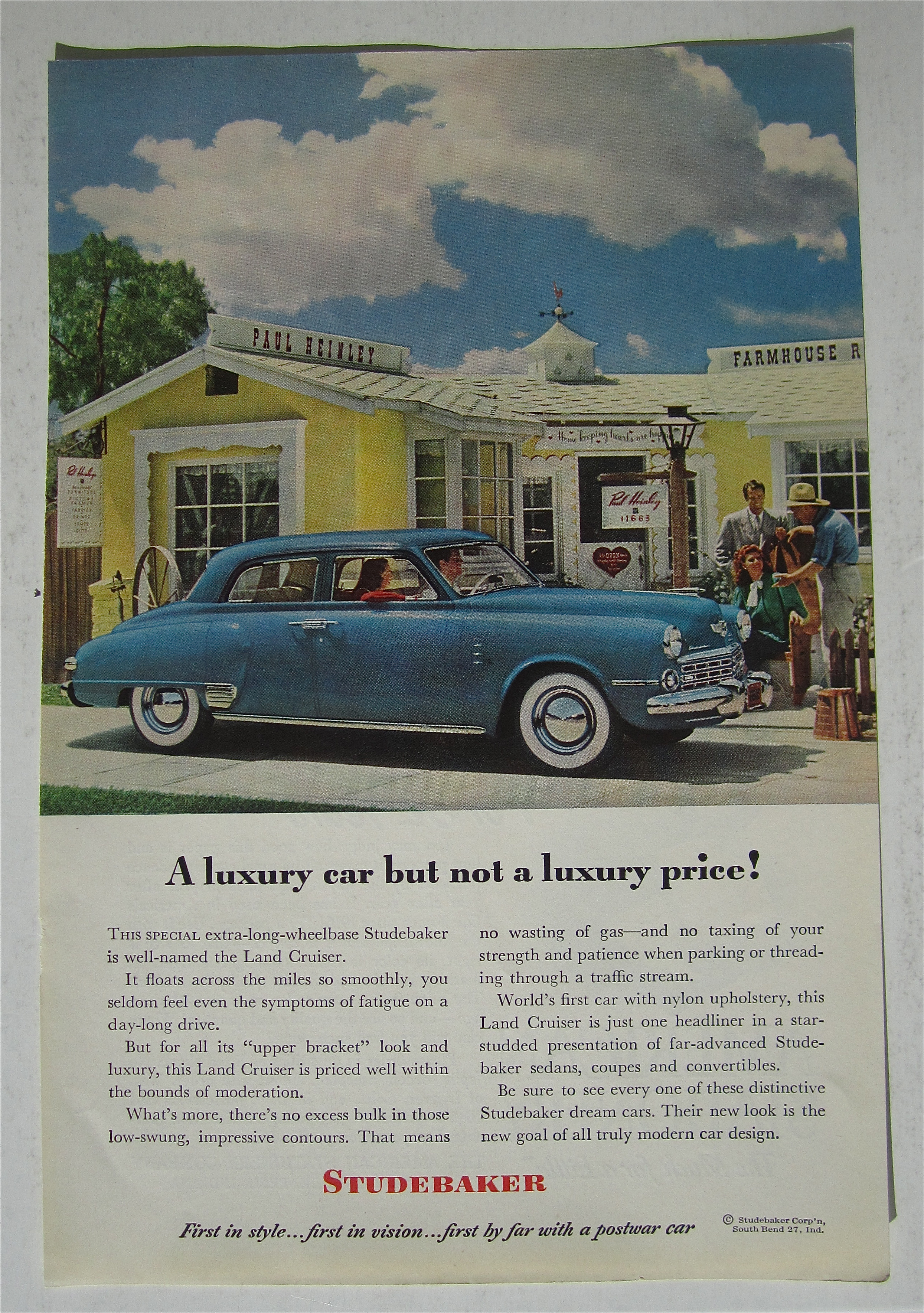 1948 Studebaker with the Land Cruiser