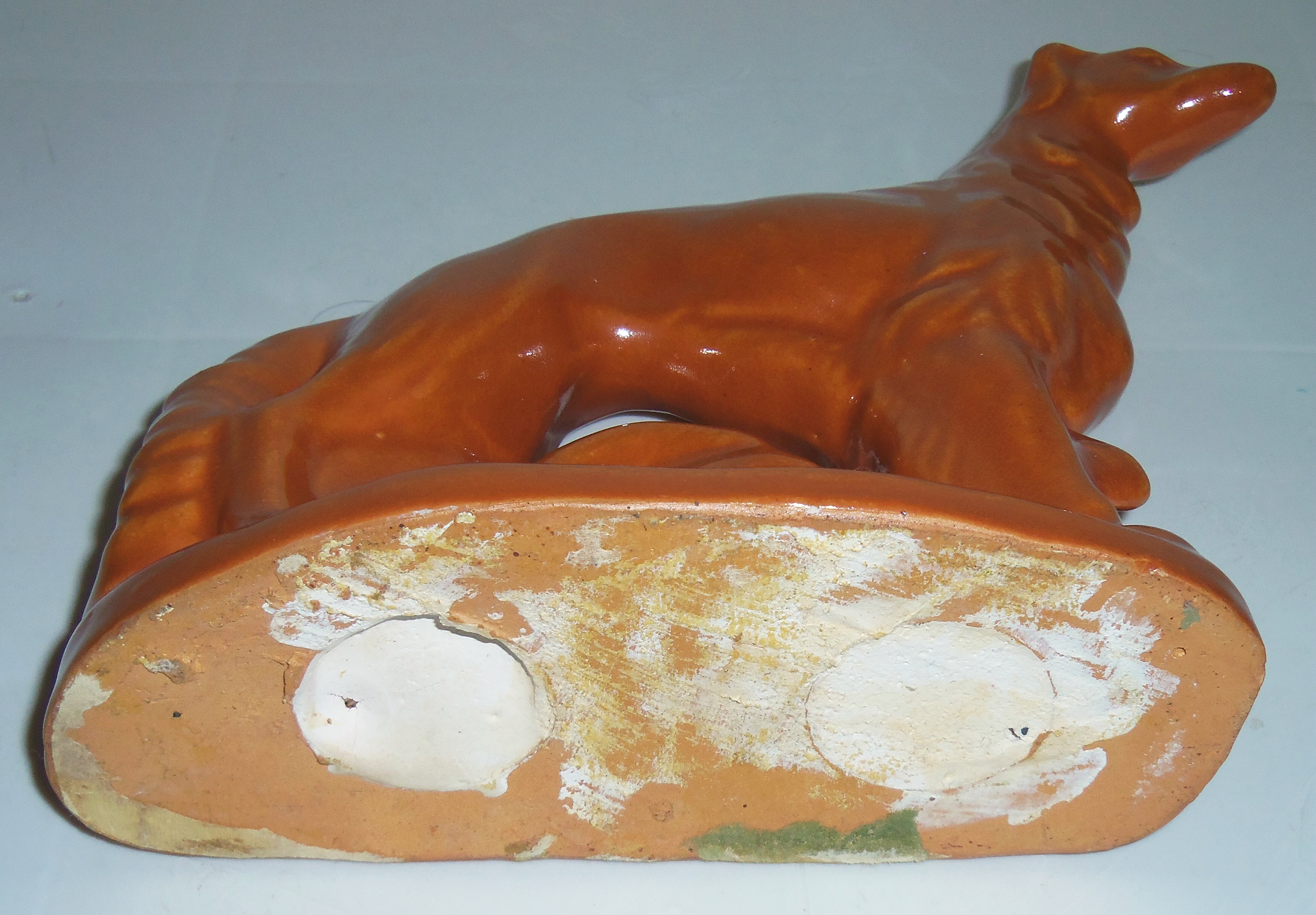 Rosemeade Pottery Wolfhound Bookend