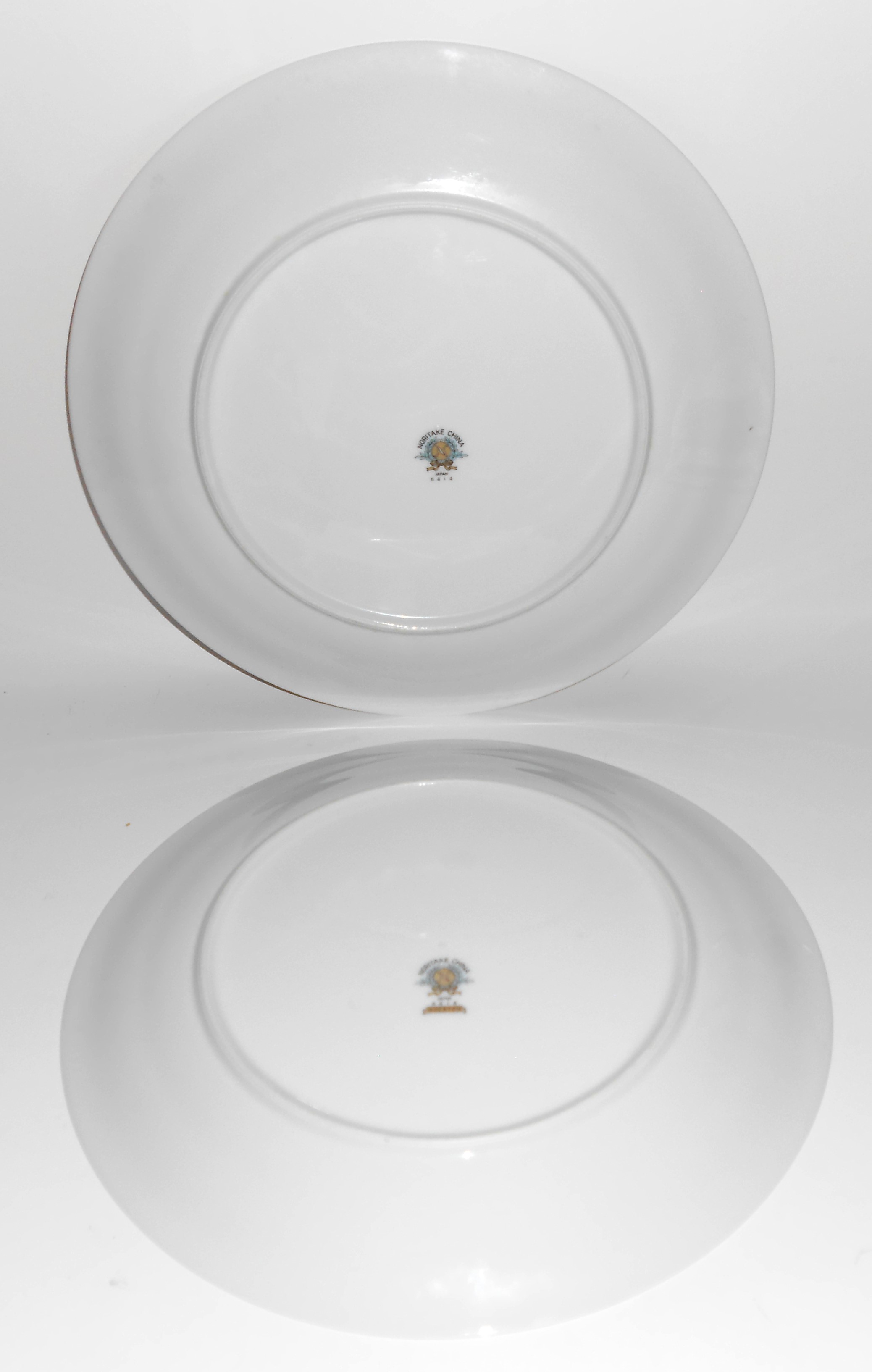Noritake China Porcelain Wheaton Gold 5414 Pair Dinner
