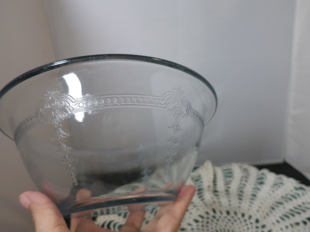 Vintage Fire King Sapphire Blue Philbe 8.5 inches holds 1  1/2 QT