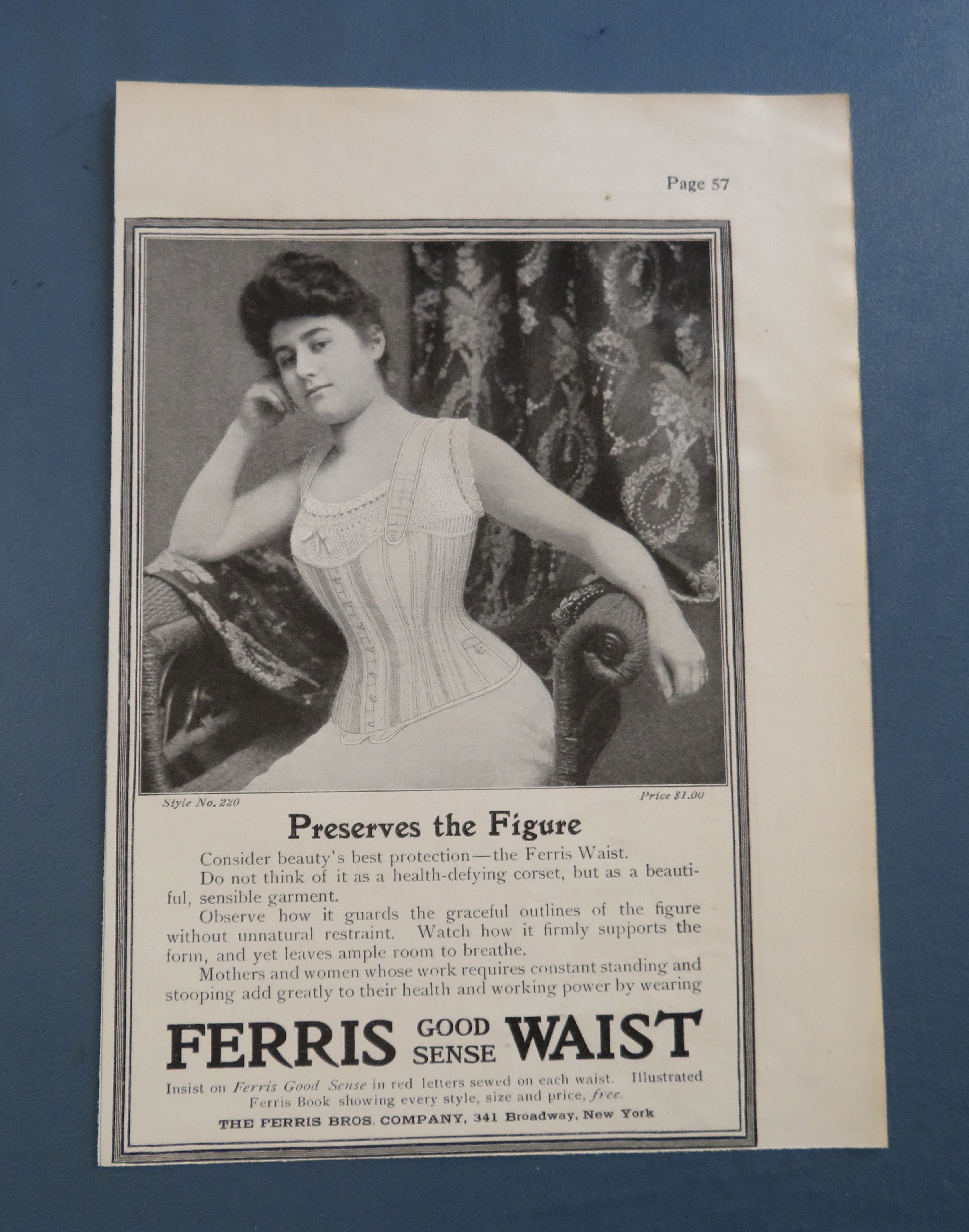 1905 Ferris Good Sense Waist with Lovely Woman