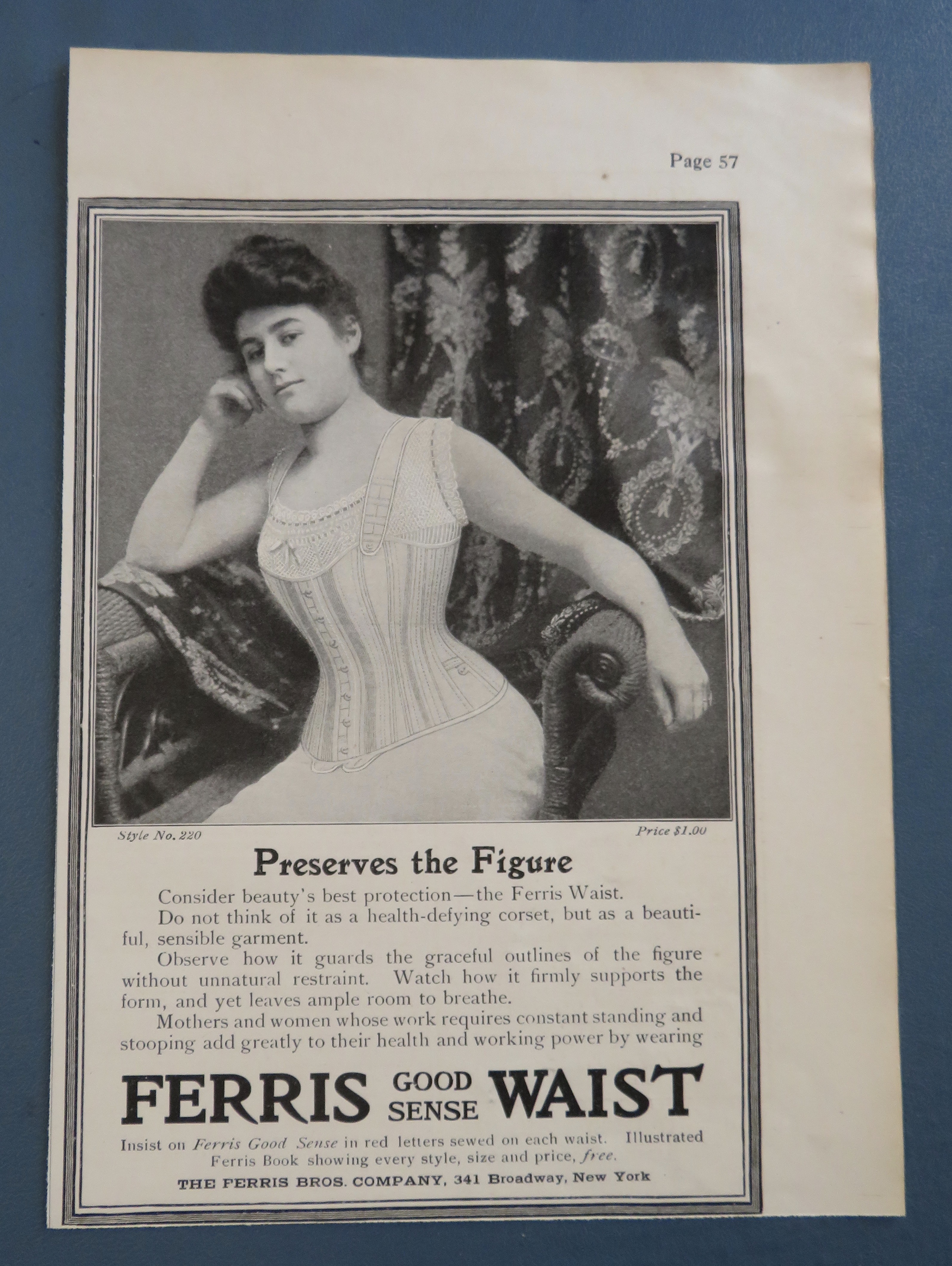 1905 Ferris Good Sense Waist with Lovely Woman