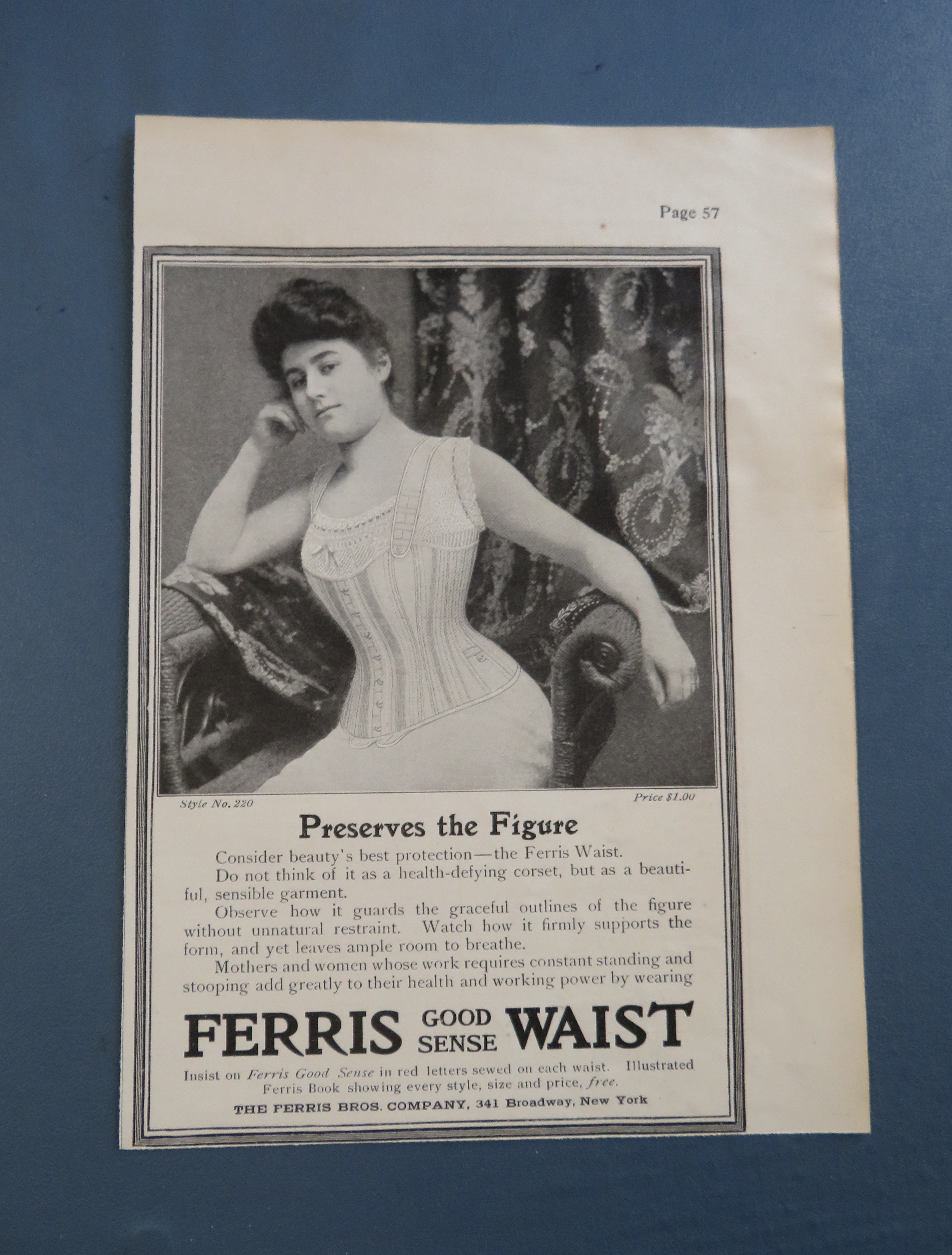 1905 Ferris Good Sense Waist with Lovely Woman
