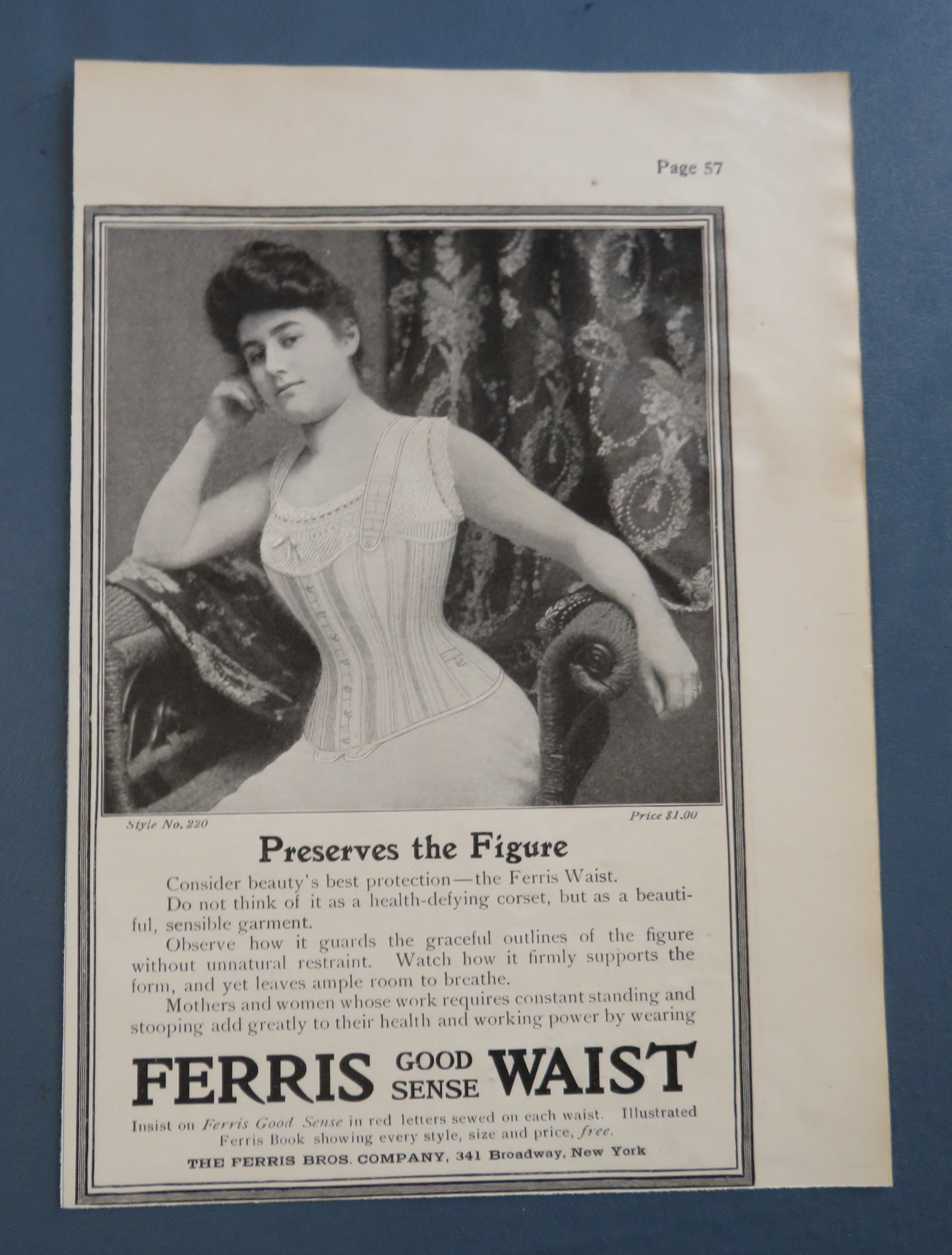 1905 Ferris Good Sense Waist with Lovely Woman