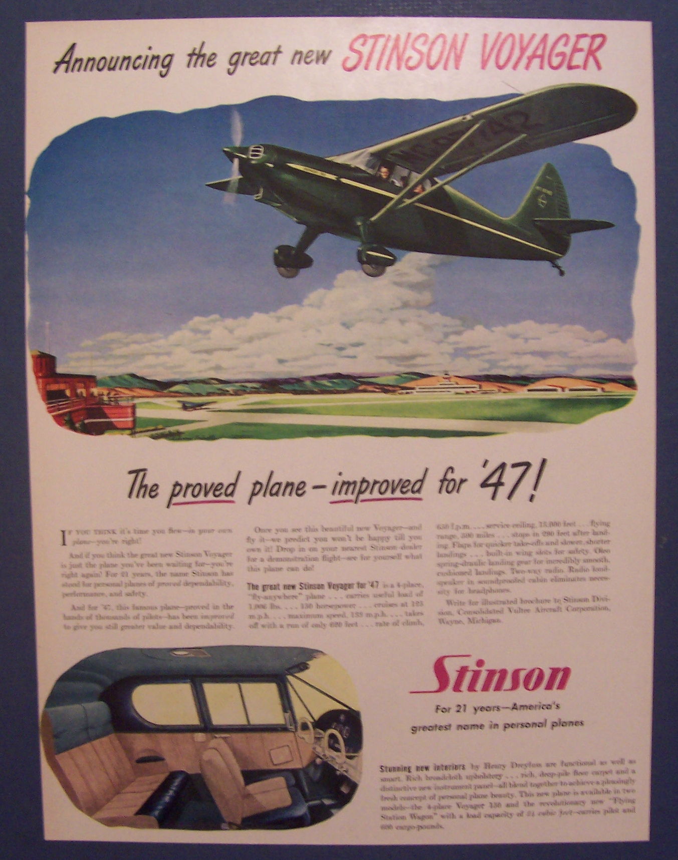 1946  Stinson  Voyager