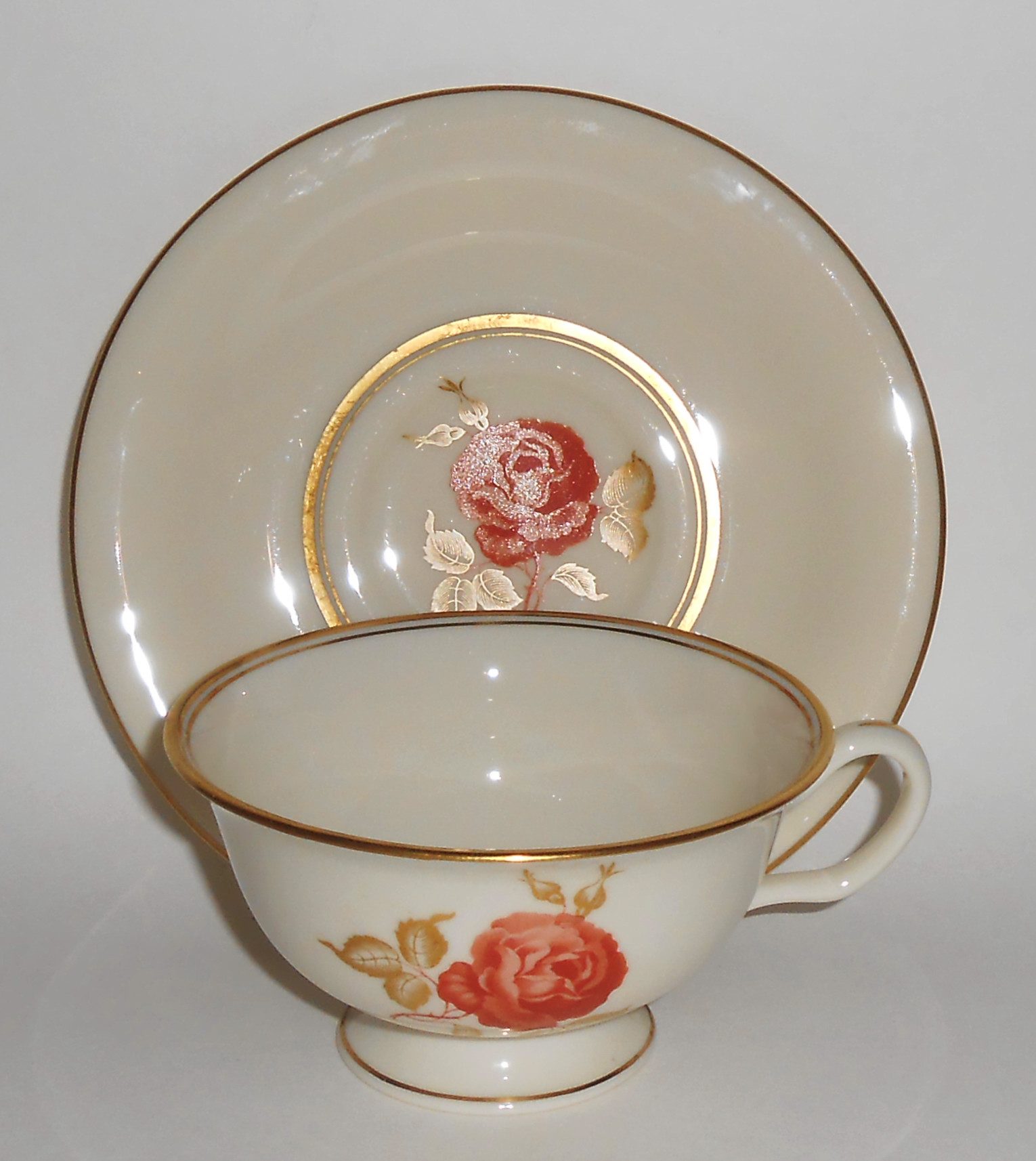 Castleton China June Cup/Saucer Set