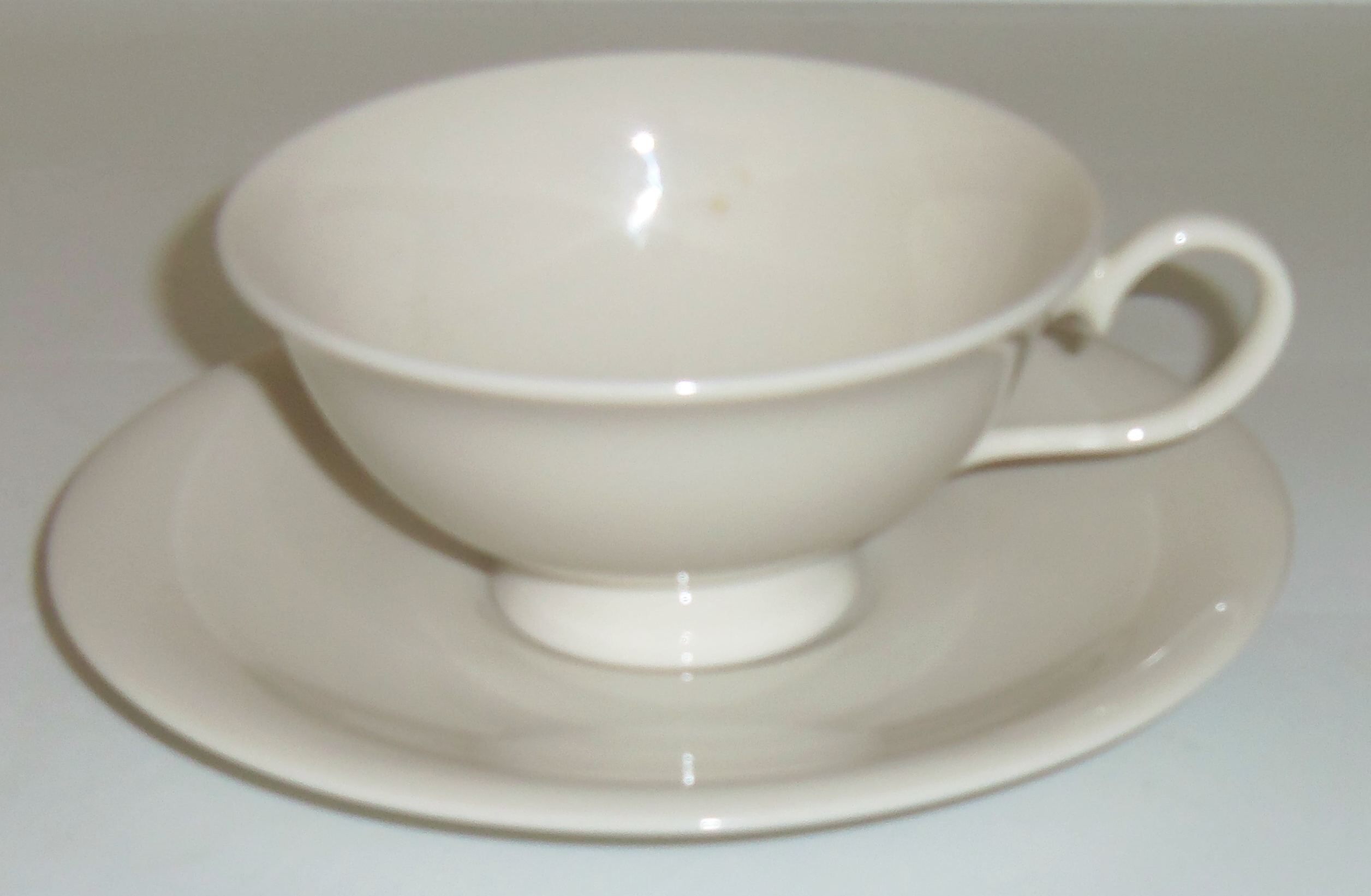 Flintridge China Bon-Lite Cup & Saucer Set Mint