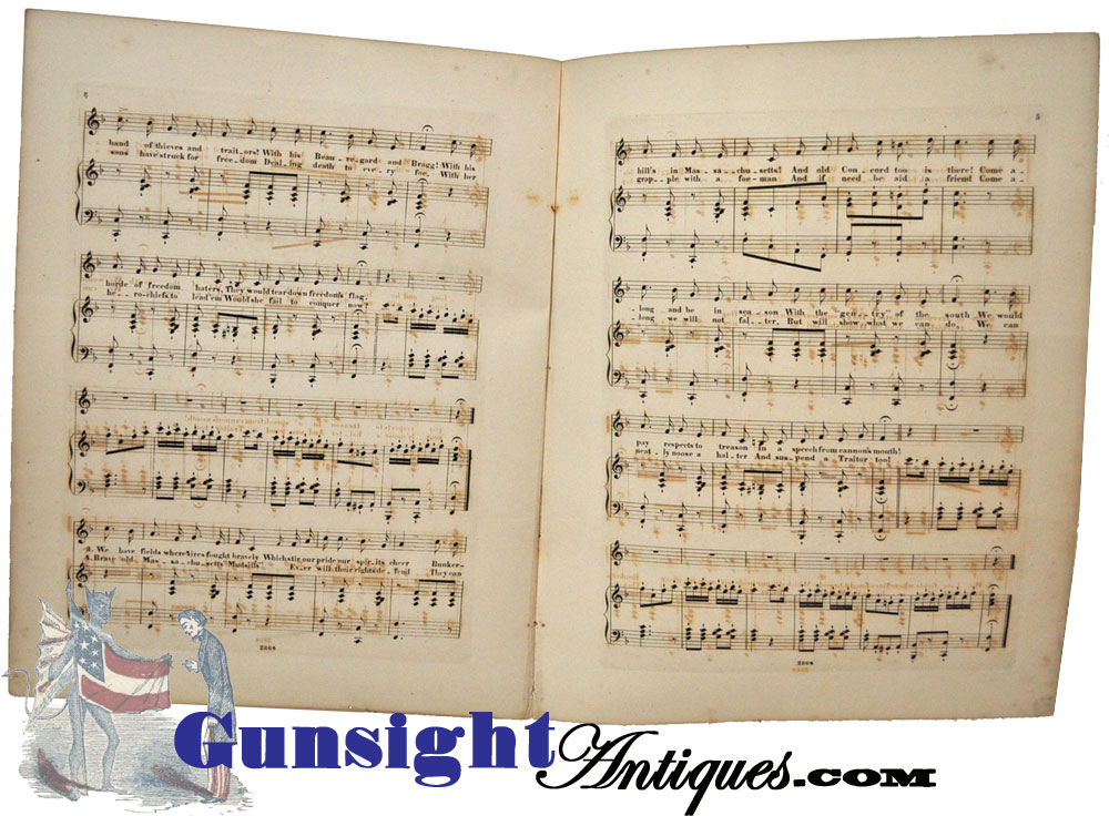 Original Civil War dated ‘Jeff Davis is a coming’ - Sheet Music