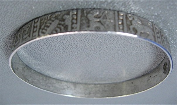 BraceletTaxco Mexico Sterling Silver ZODIAC Bangle