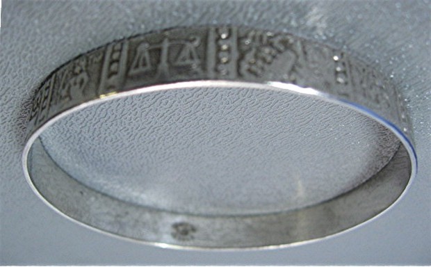 BraceletTaxco Mexico Sterling Silver ZODIAC Bangle