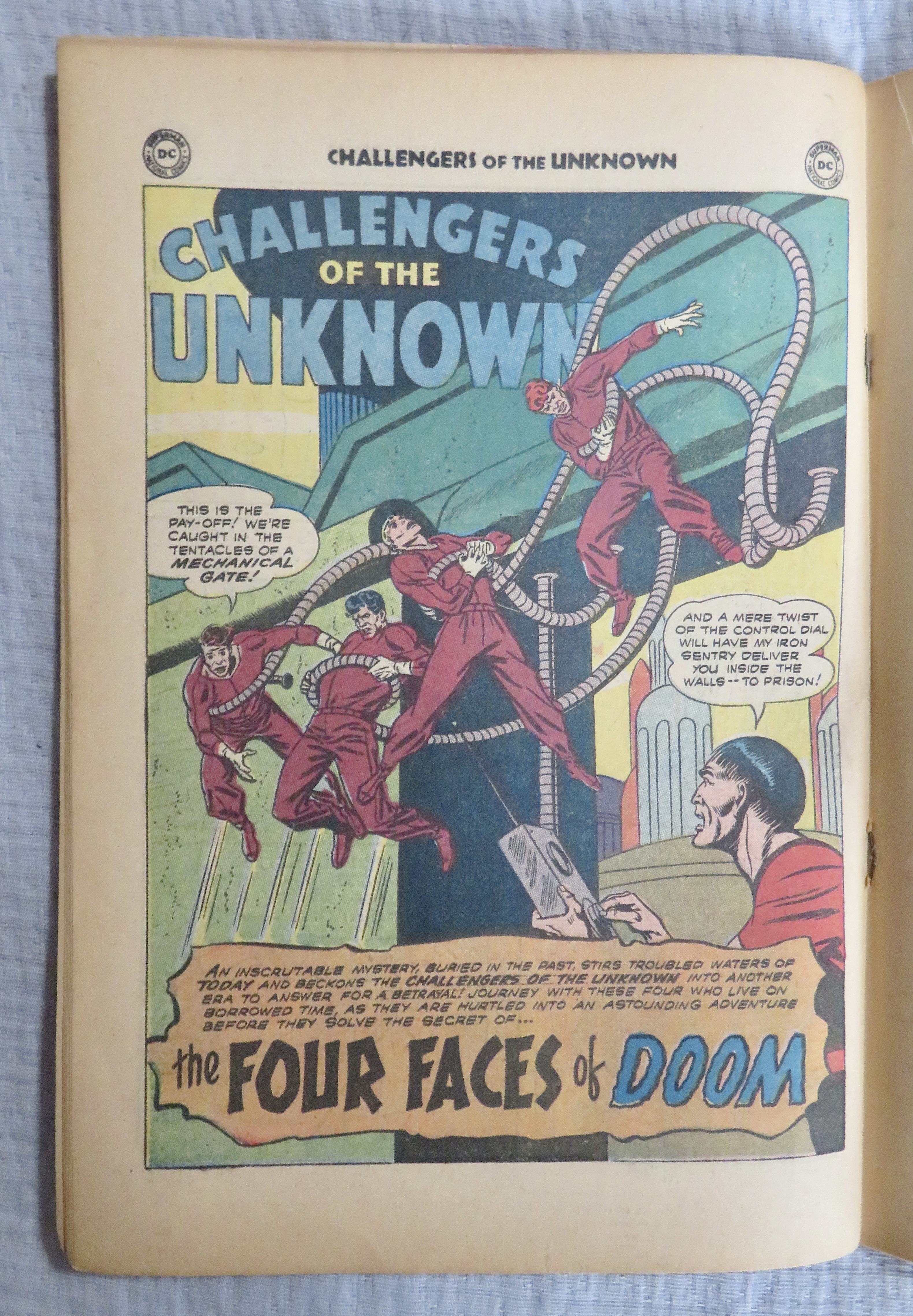 Challengers Of The Unknown #10 November 1959 Doom