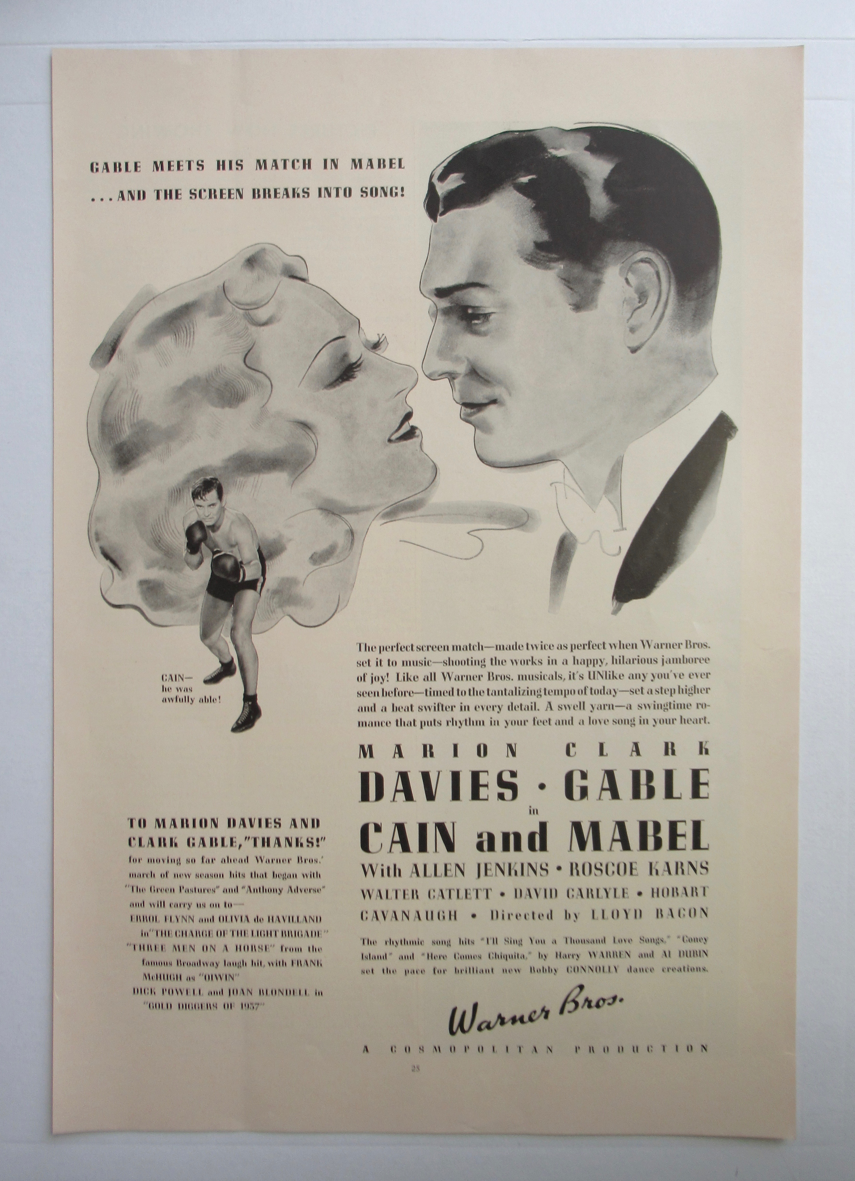 1936 Cain & Mabel with Marion Davies & Clark Gable
