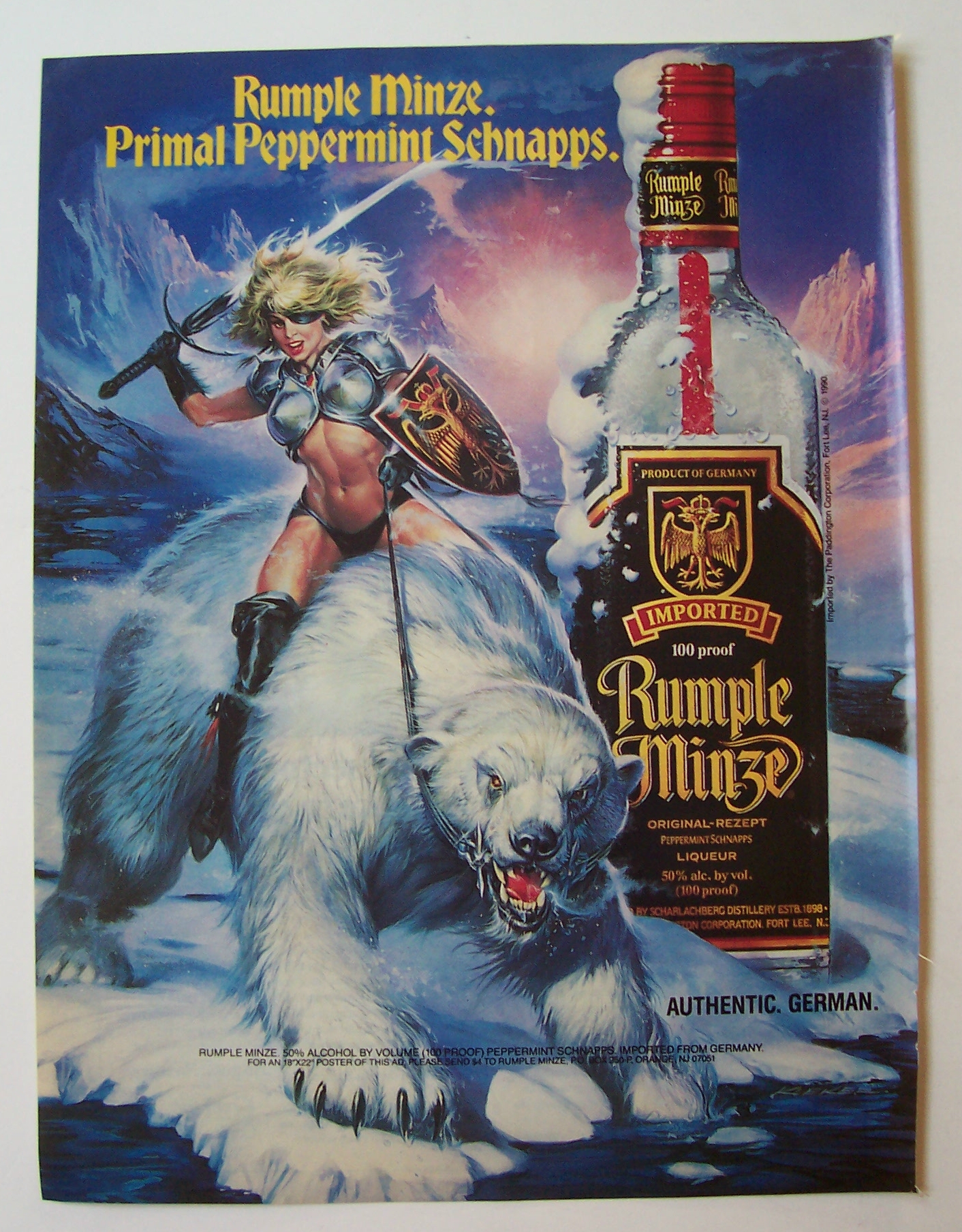 1991  Rumple  Minze  Liqueur