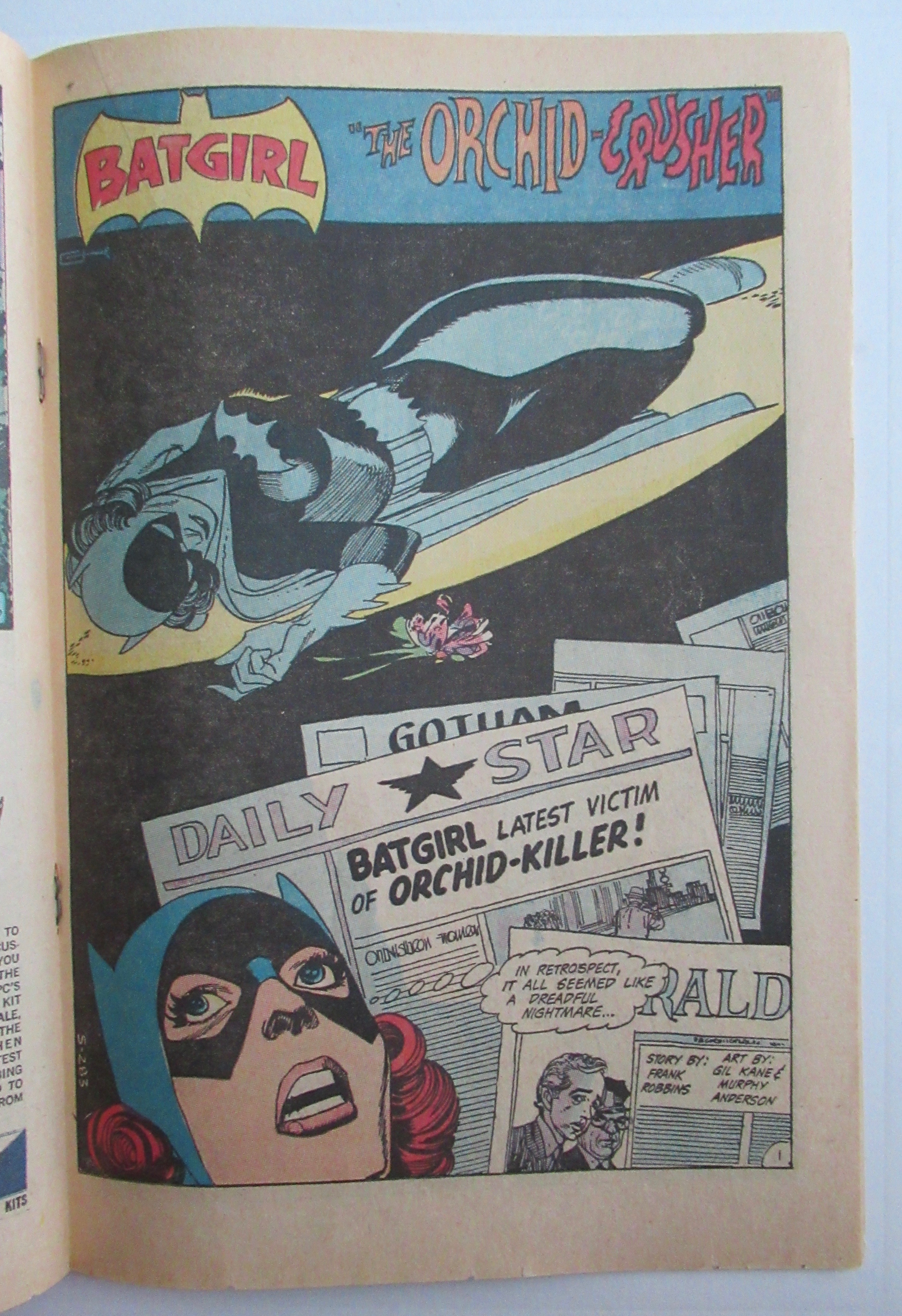 Batman & Batgirl Comic February 1970 Brain Pickers