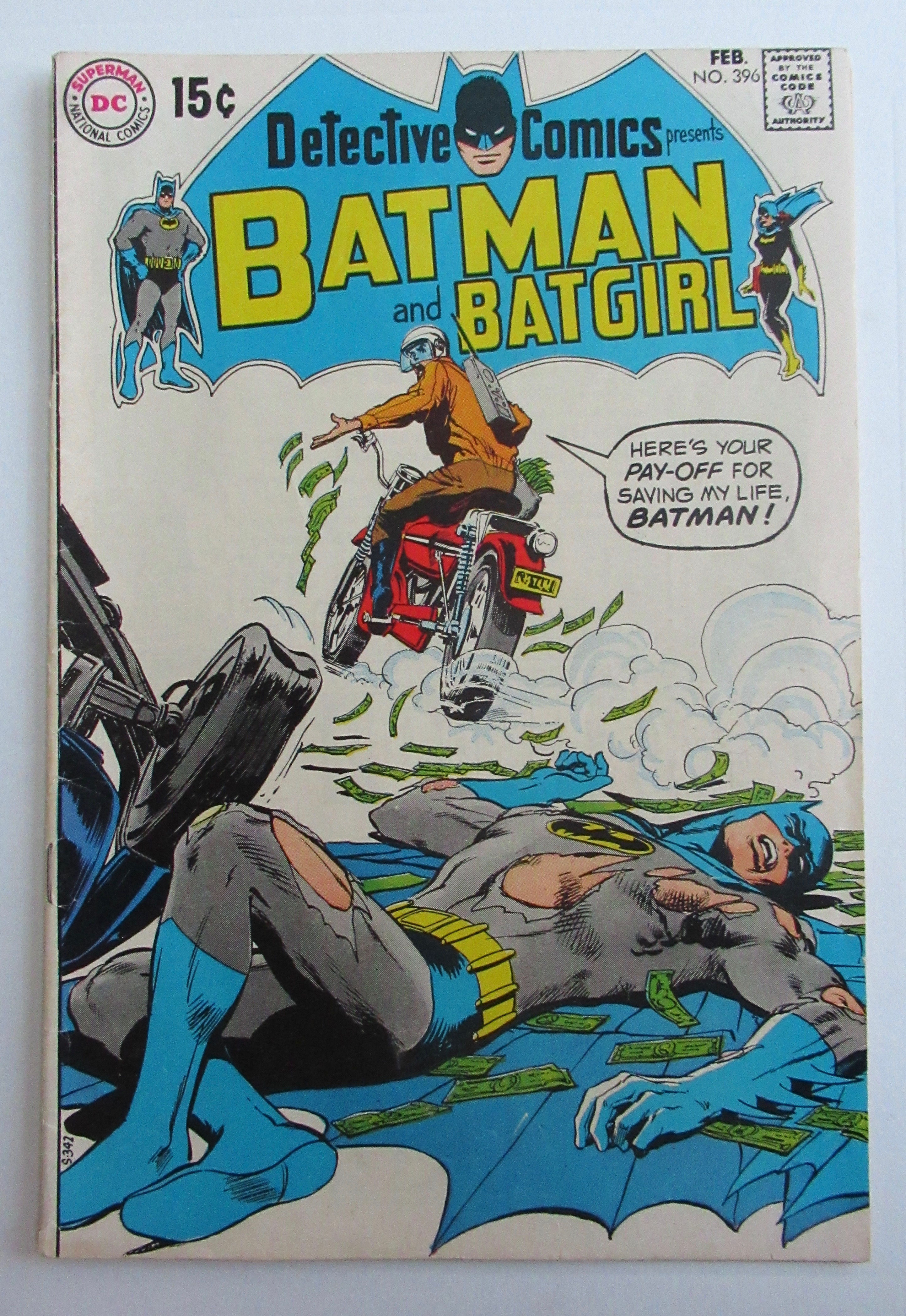 Batman & Batgirl Comic February 1970 Brain Pickers
