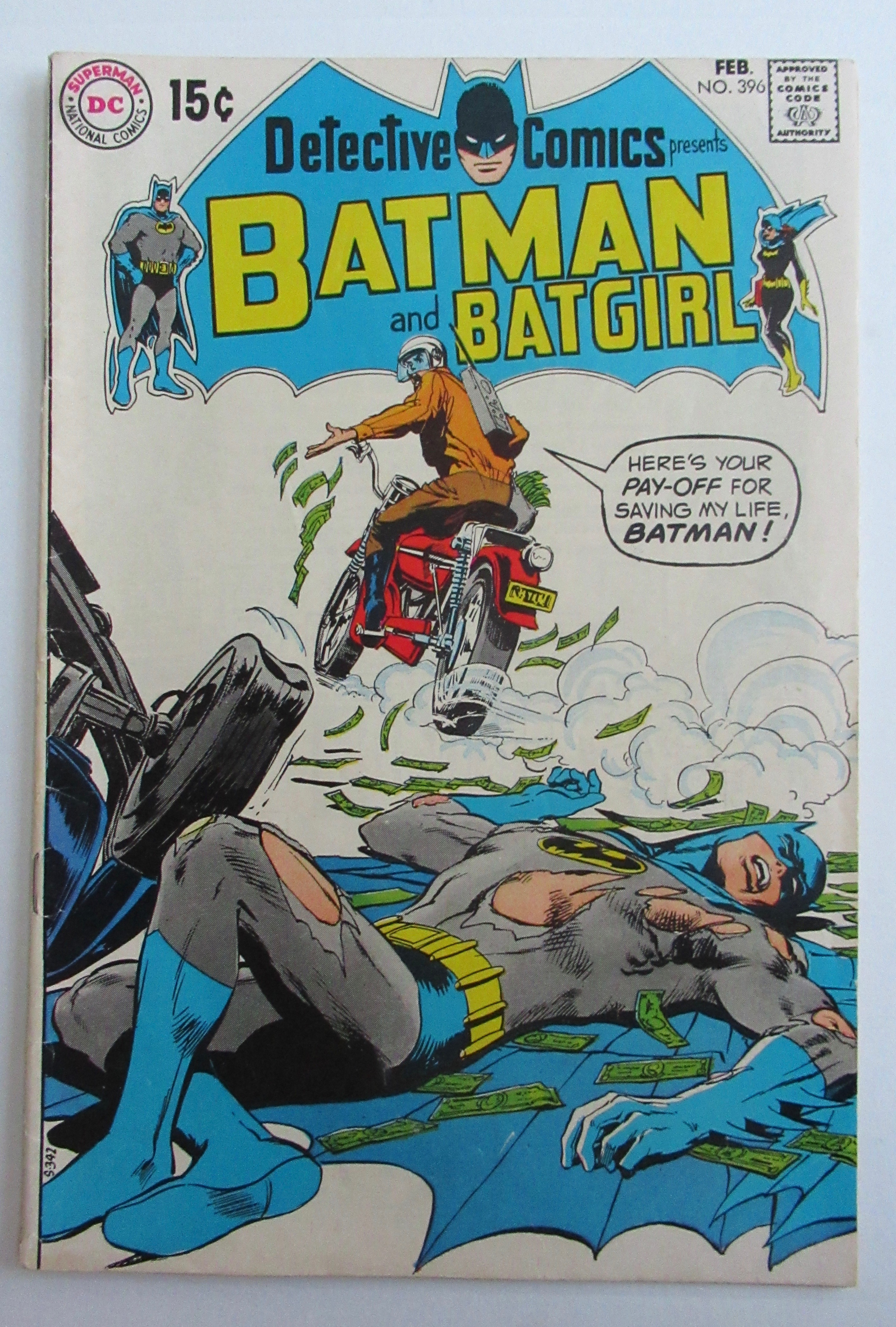Batman & Batgirl Comic February 1970 Brain Pickers