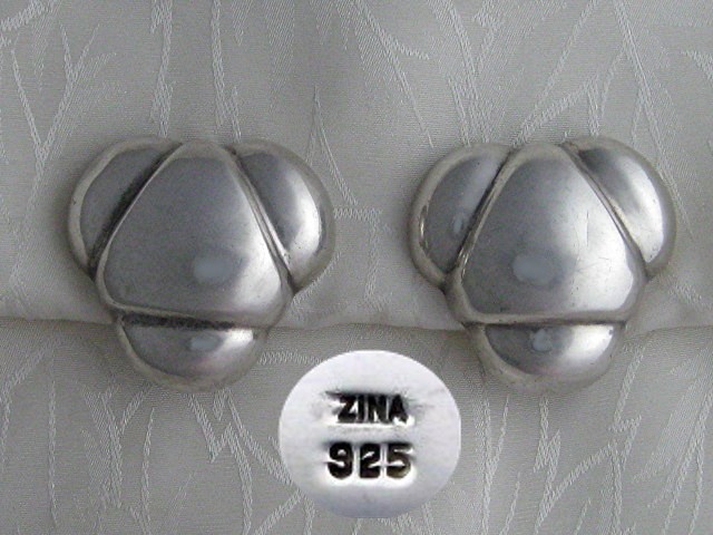 ZINA Sterling Silver Clip Earrings
