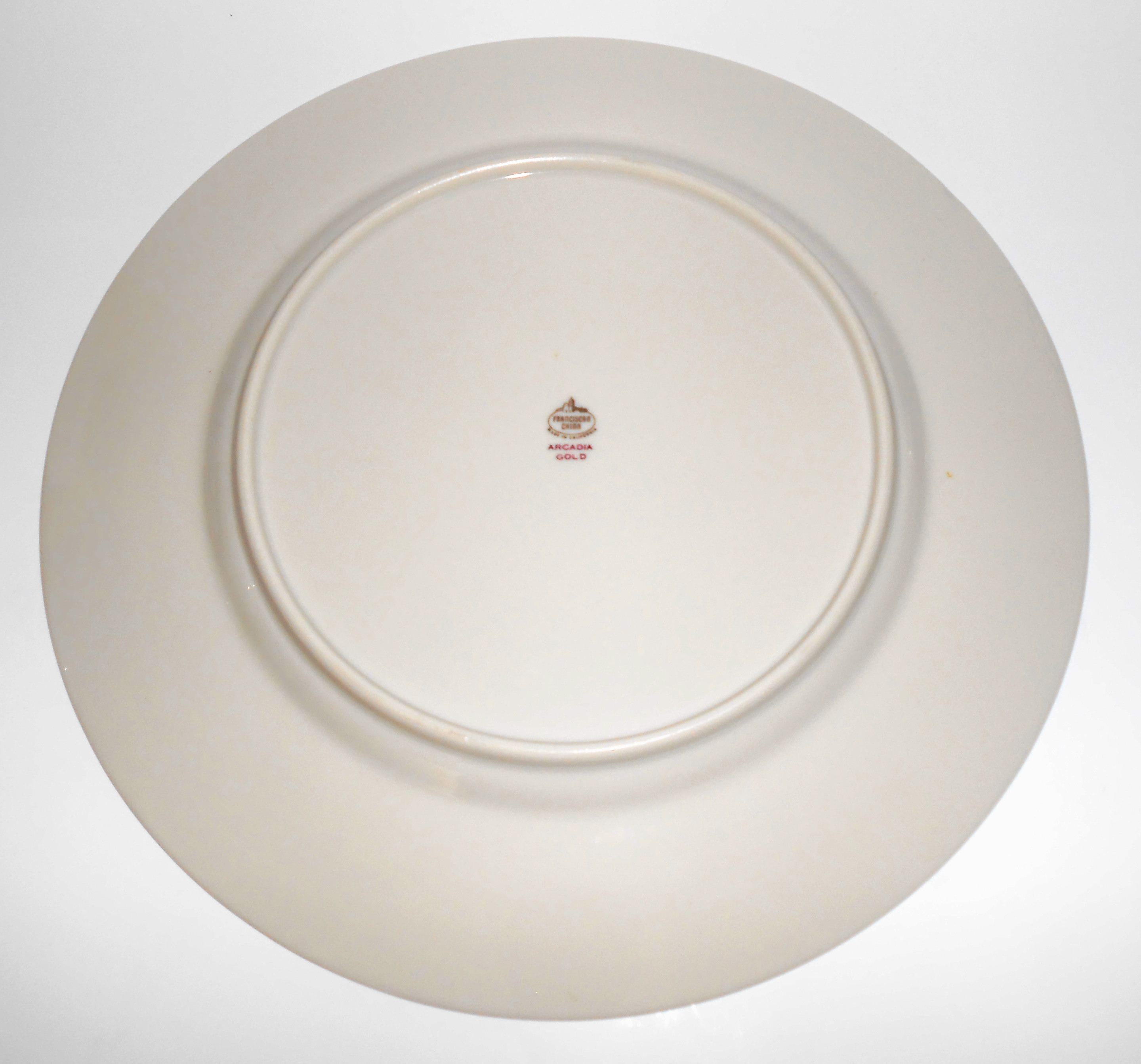Franciscan Pottery Arcadia Gold Fine China Dinner Plate