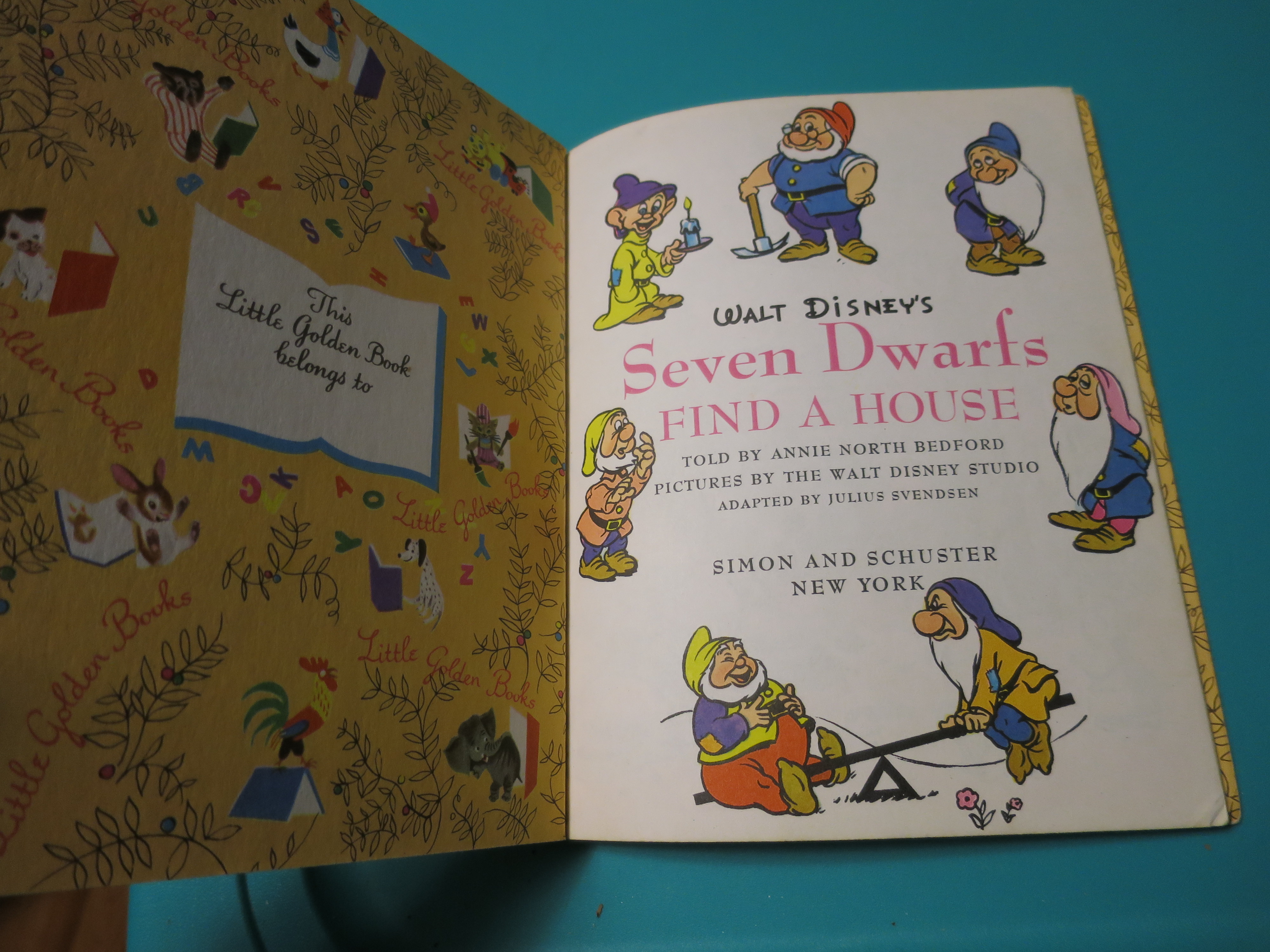 Seven Dwarf's Find A House Disney 1952