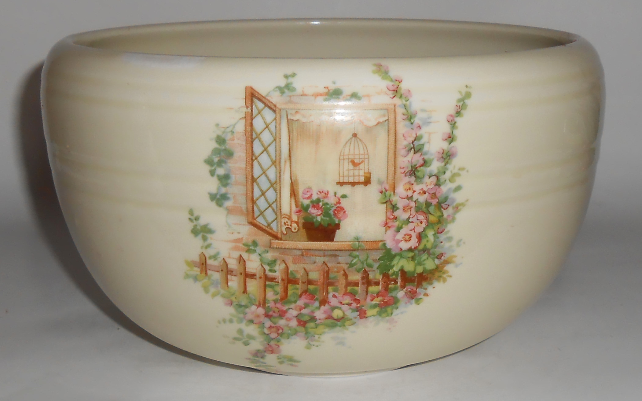 Coors Pottery Porcelain Open Window Large Pudding Bowl