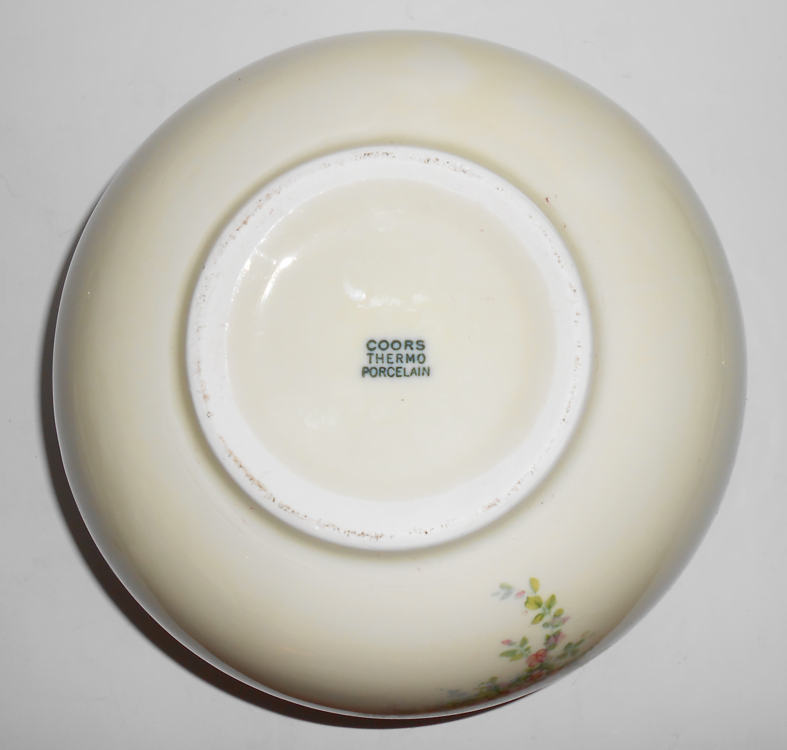 Coors Pottery Porcelain Open Window Large Pudding Bowl