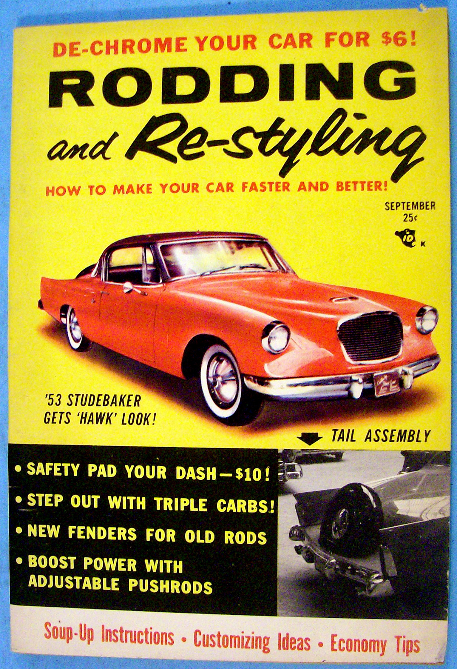 Rodding And Re-Styling September 1956 '53 Studebaker