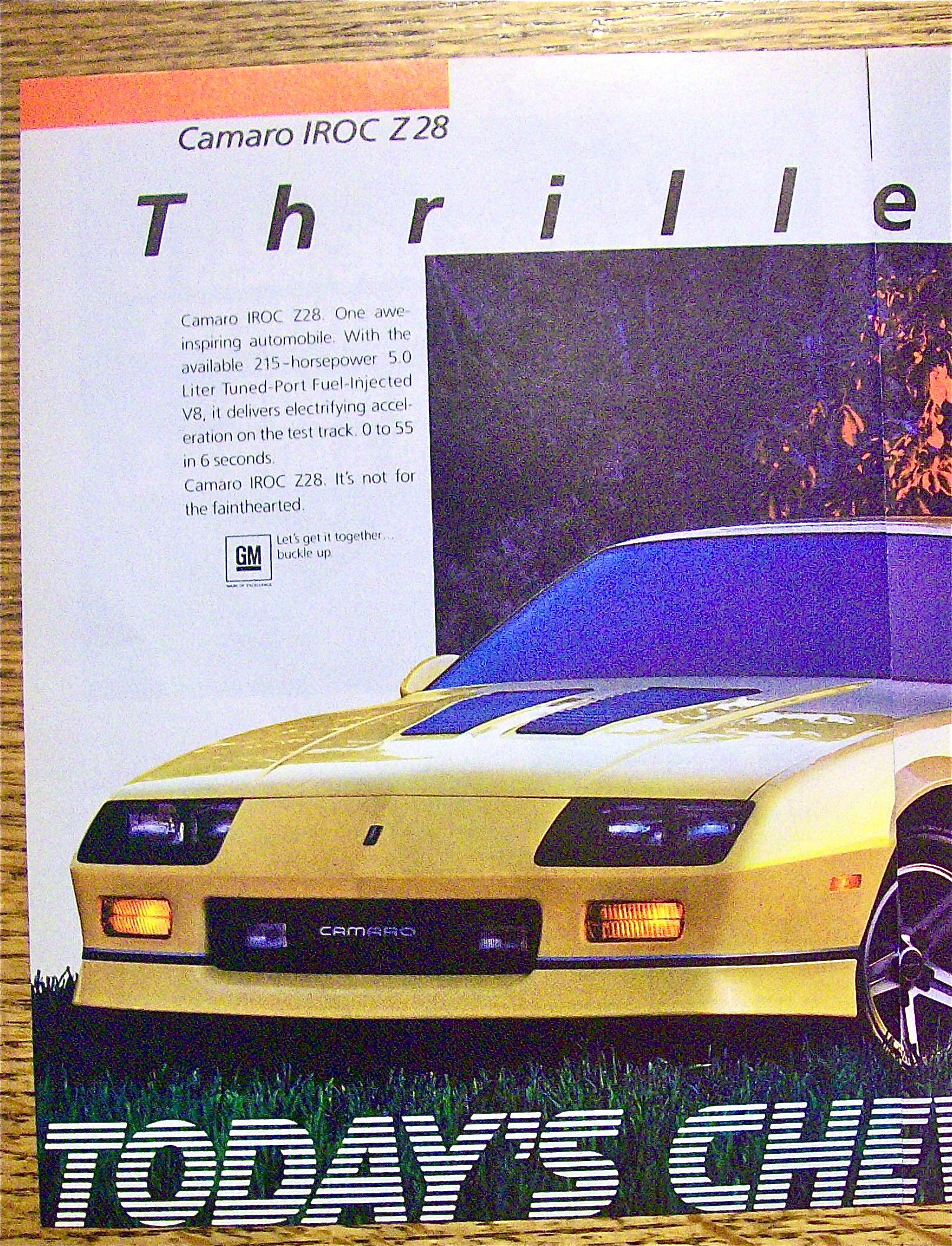 1985 Chevrolet With Camaro IROC Z28