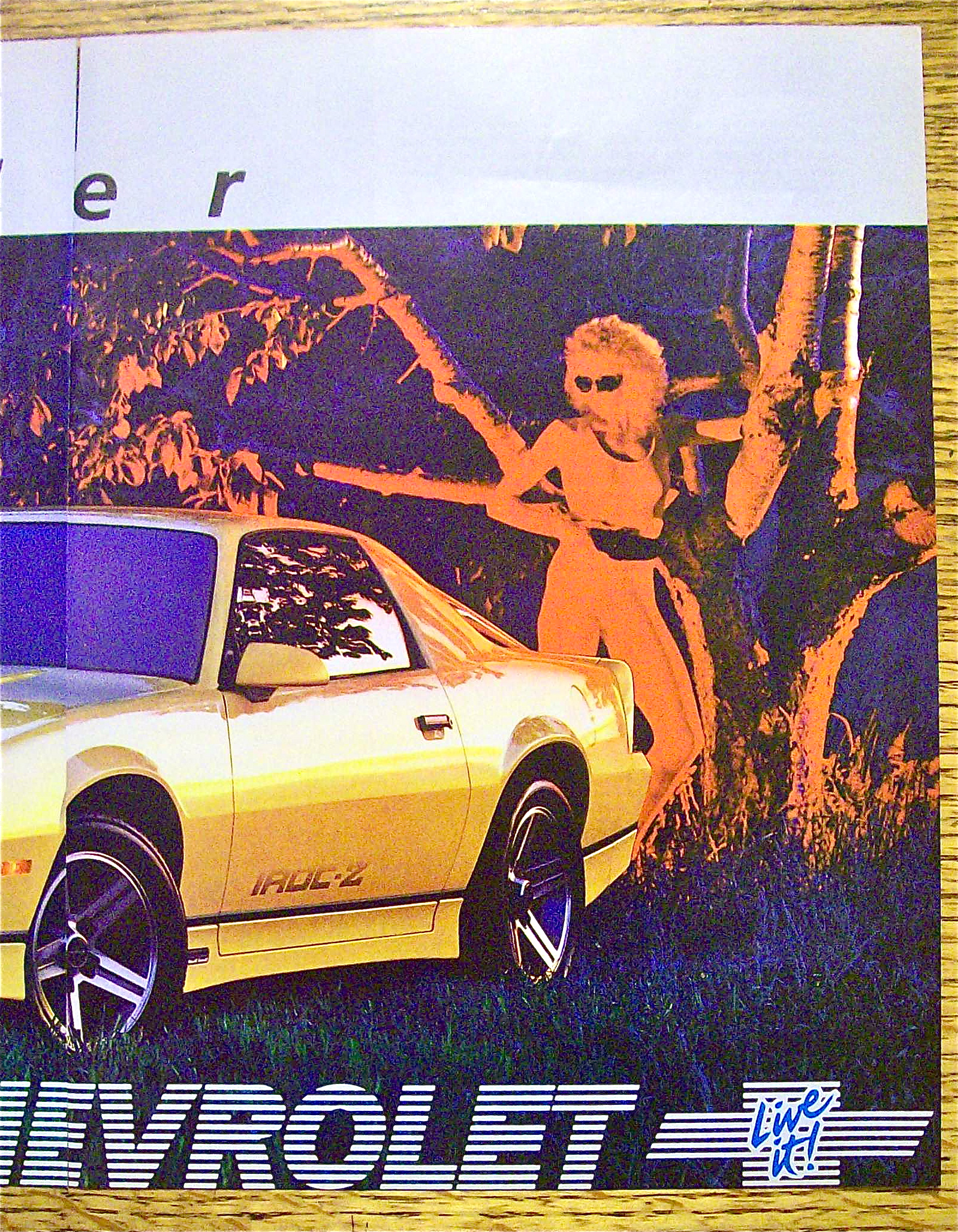 1985 Chevrolet With Camaro IROC Z28
