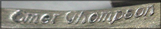 Navajo Sterling Silver Spiny Oyster Turquoise Signed Cu