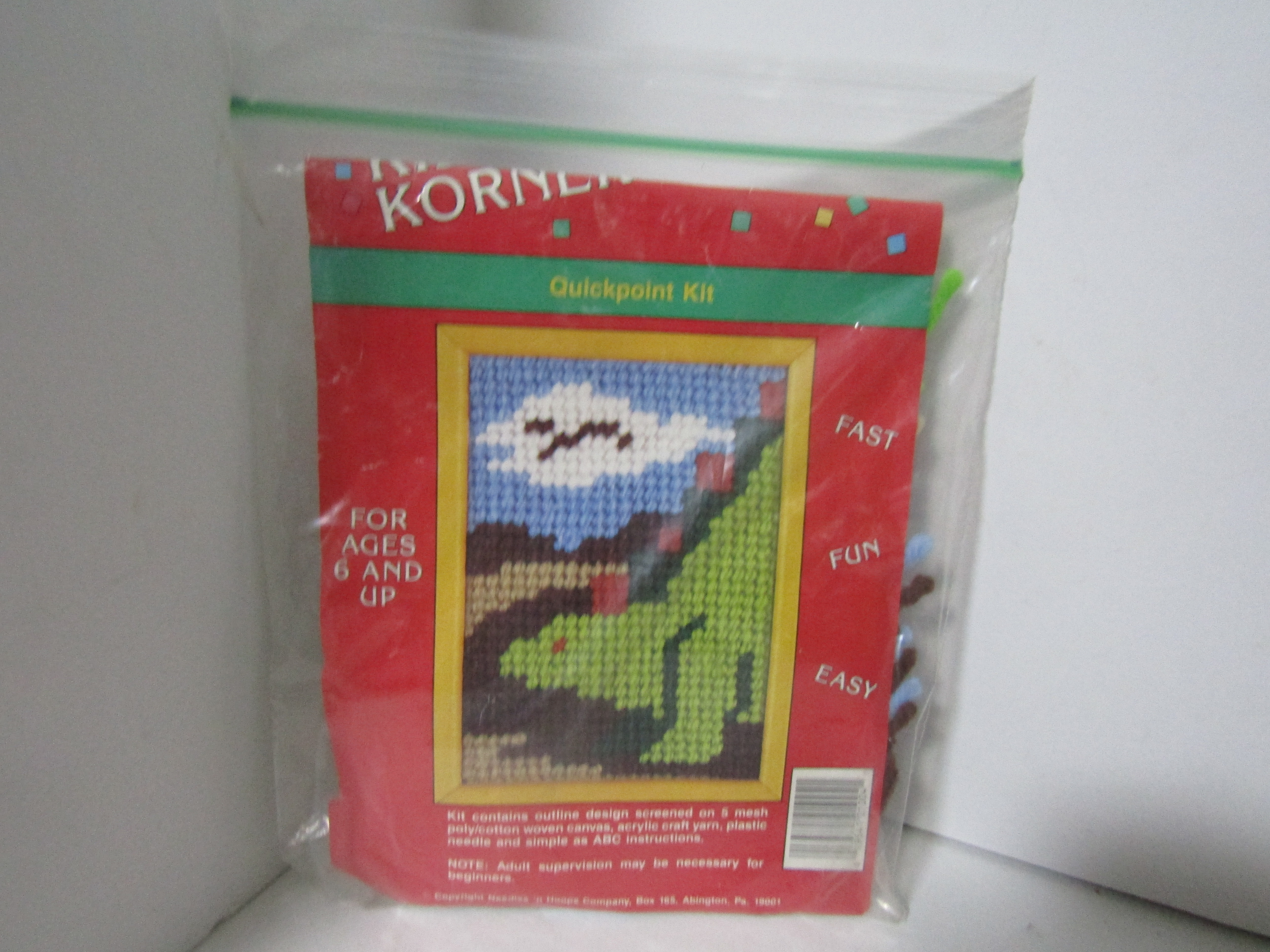Vintage Needles' n Hoops Kid's Korner Quickpoint Kit