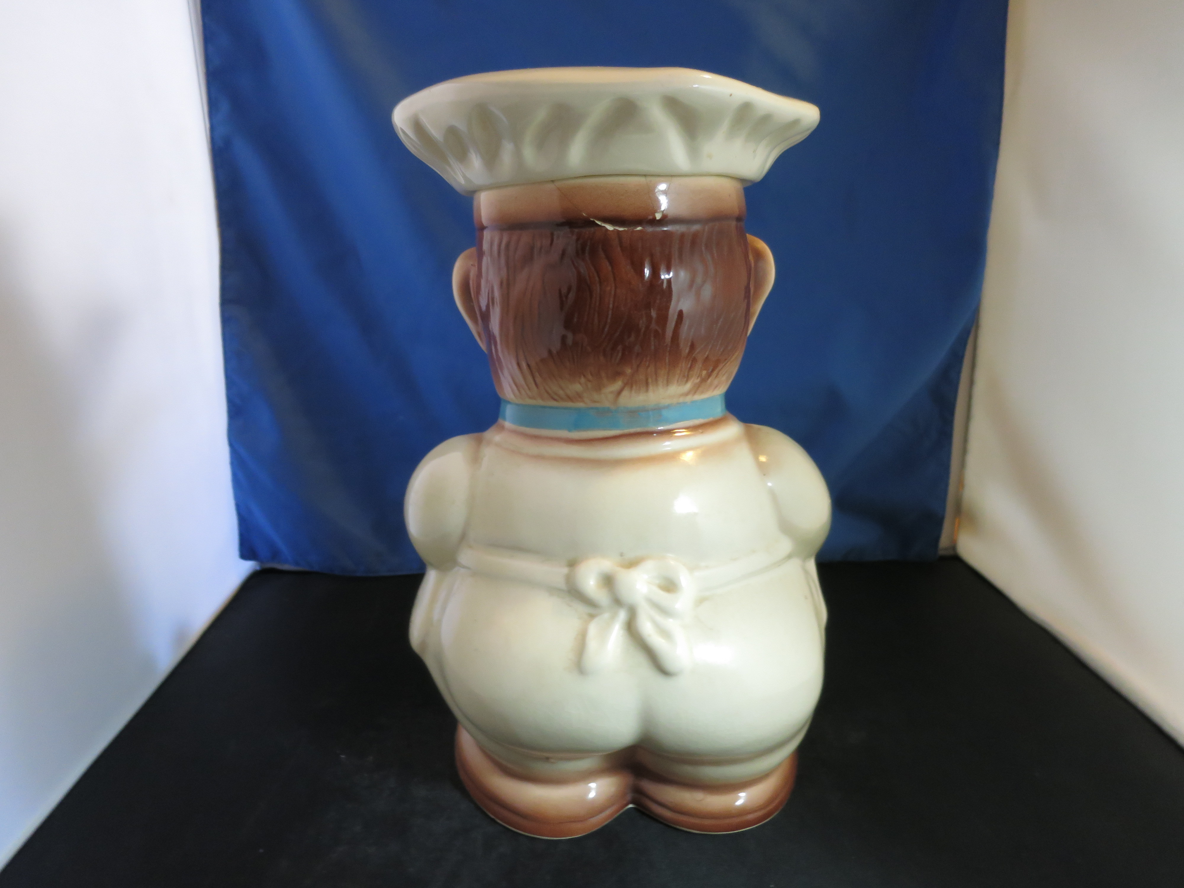 Chef Cookie Jar Robinson Ransbottom Rosevilles Ohio 1950s