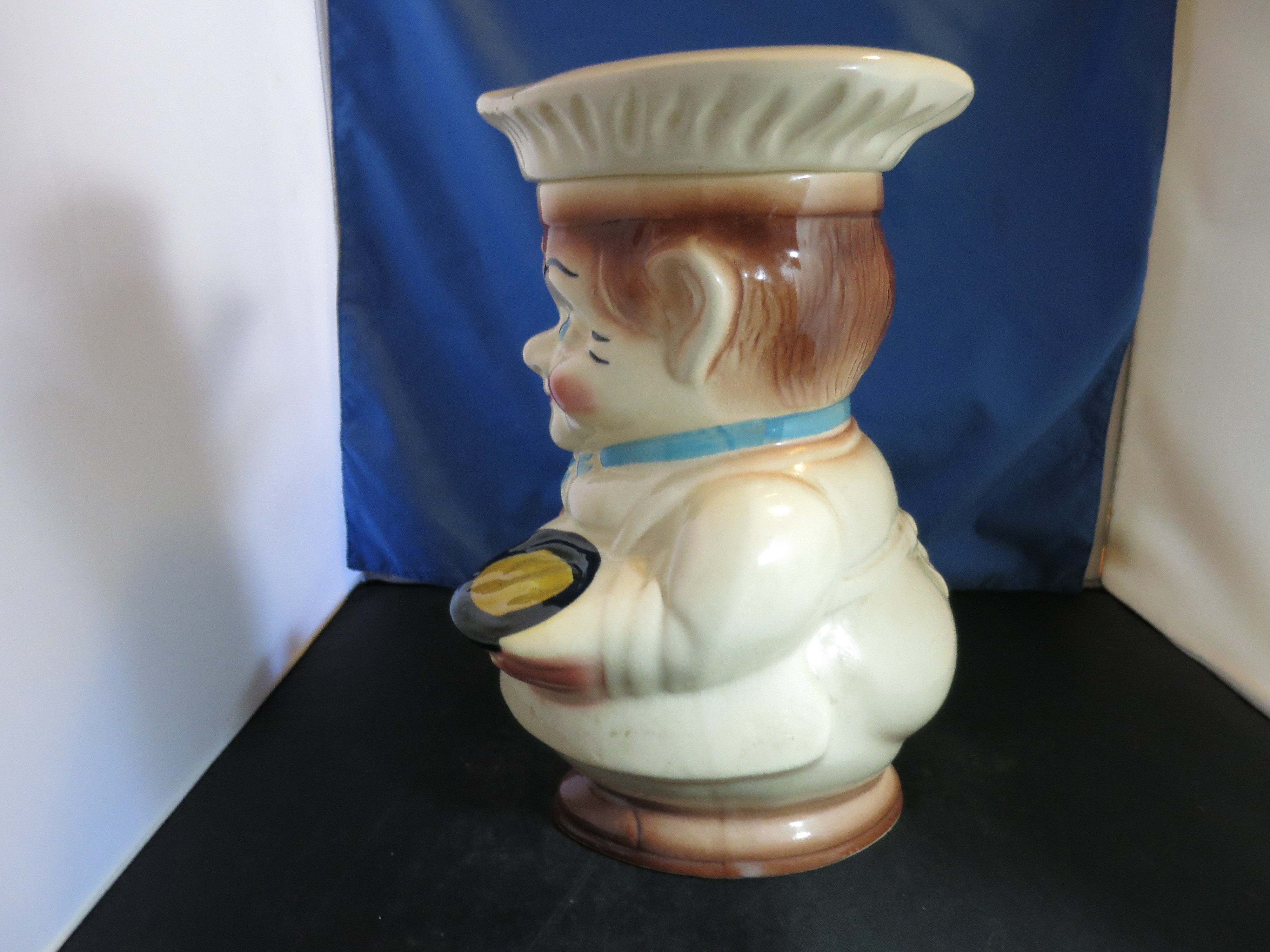 Chef Cookie Jar Robinson Ransbottom Rosevilles Ohio 1950s