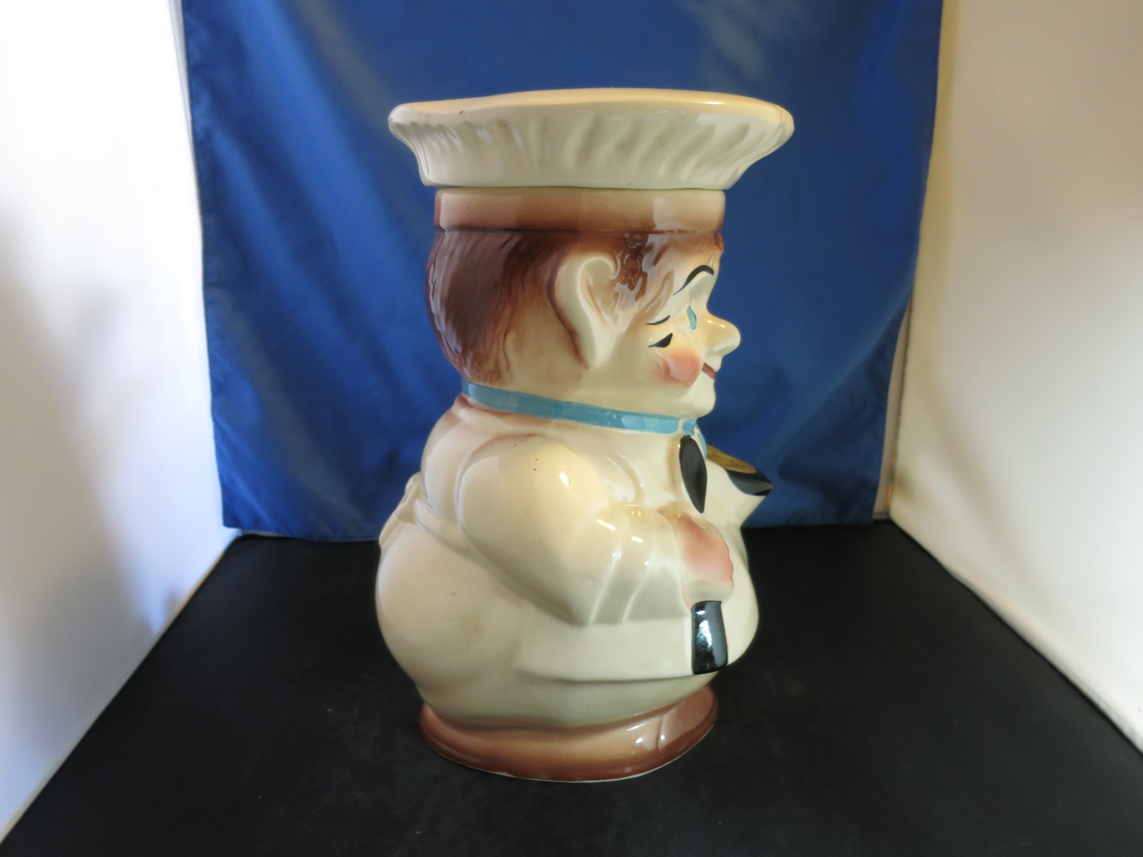 Chef Cookie Jar Robinson Ransbottom Rosevilles Ohio 1950s