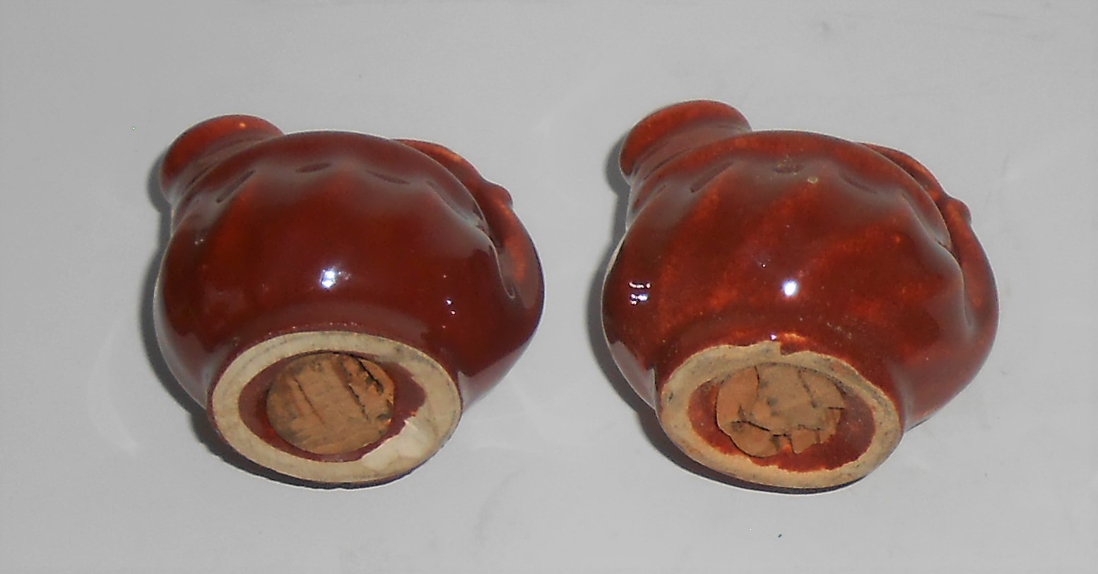 Metlox Pottery Poppy Trail Yorkshire Rust Salt & Pepper