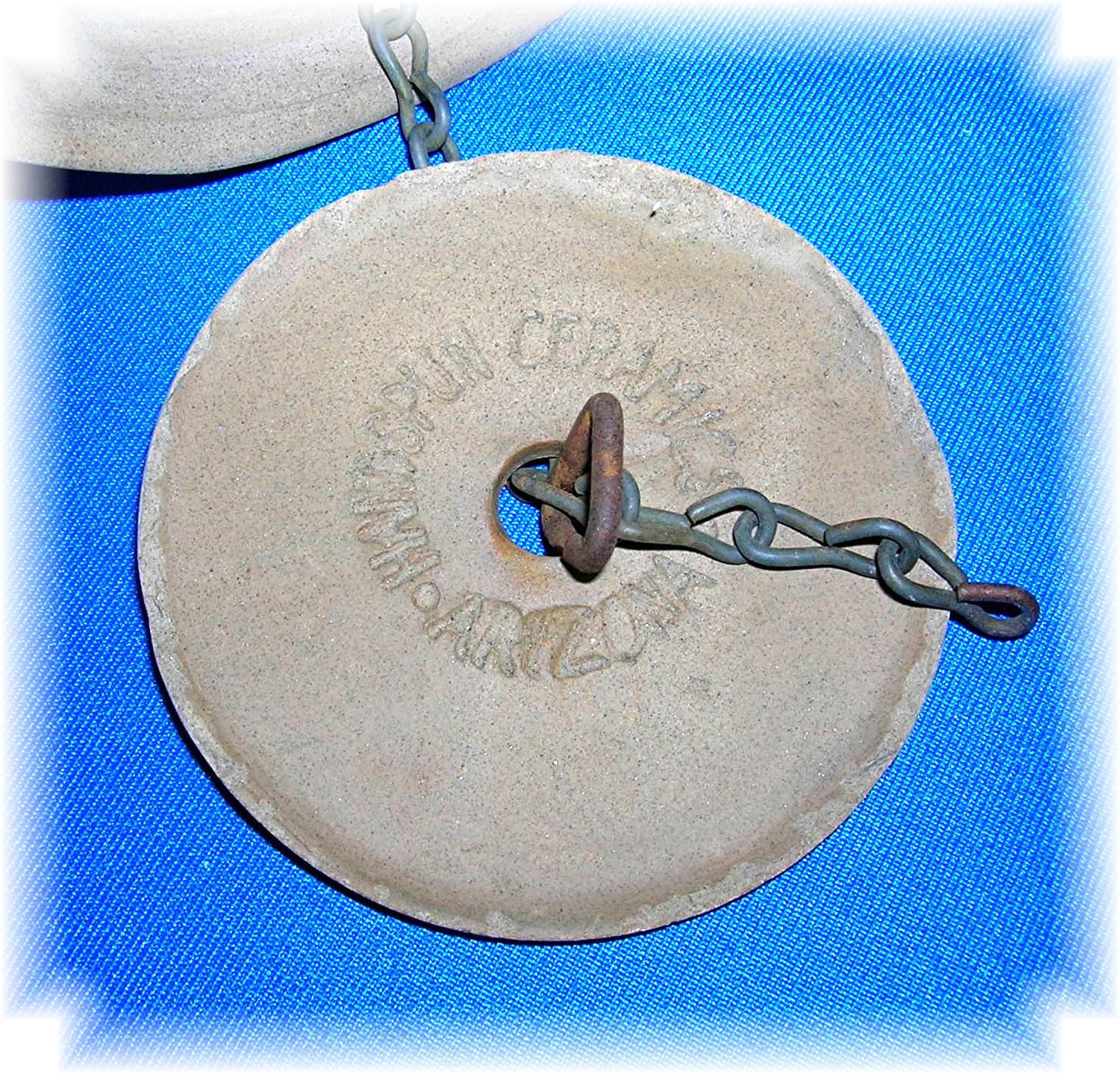 Ceramic Wind chime Southwest Hand Painted