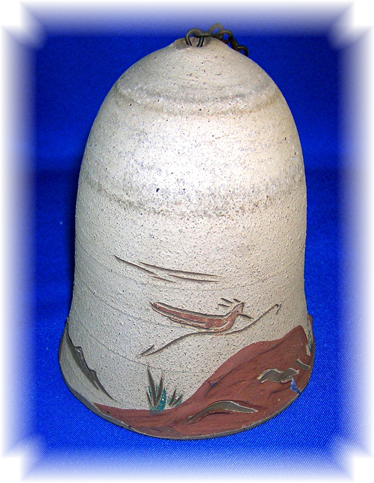 Ceramic Wind chime Southwest Hand Painted