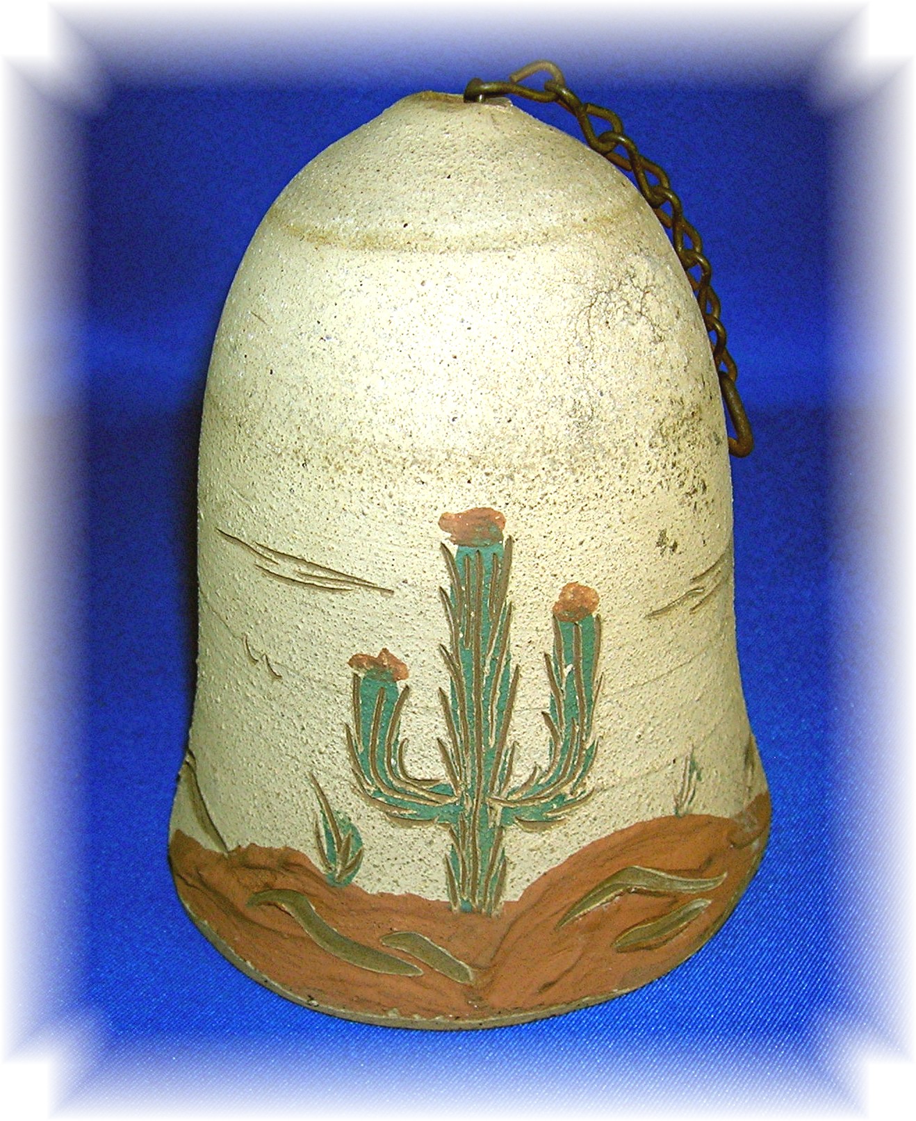 Ceramic Wind chime Southwest Hand Painted