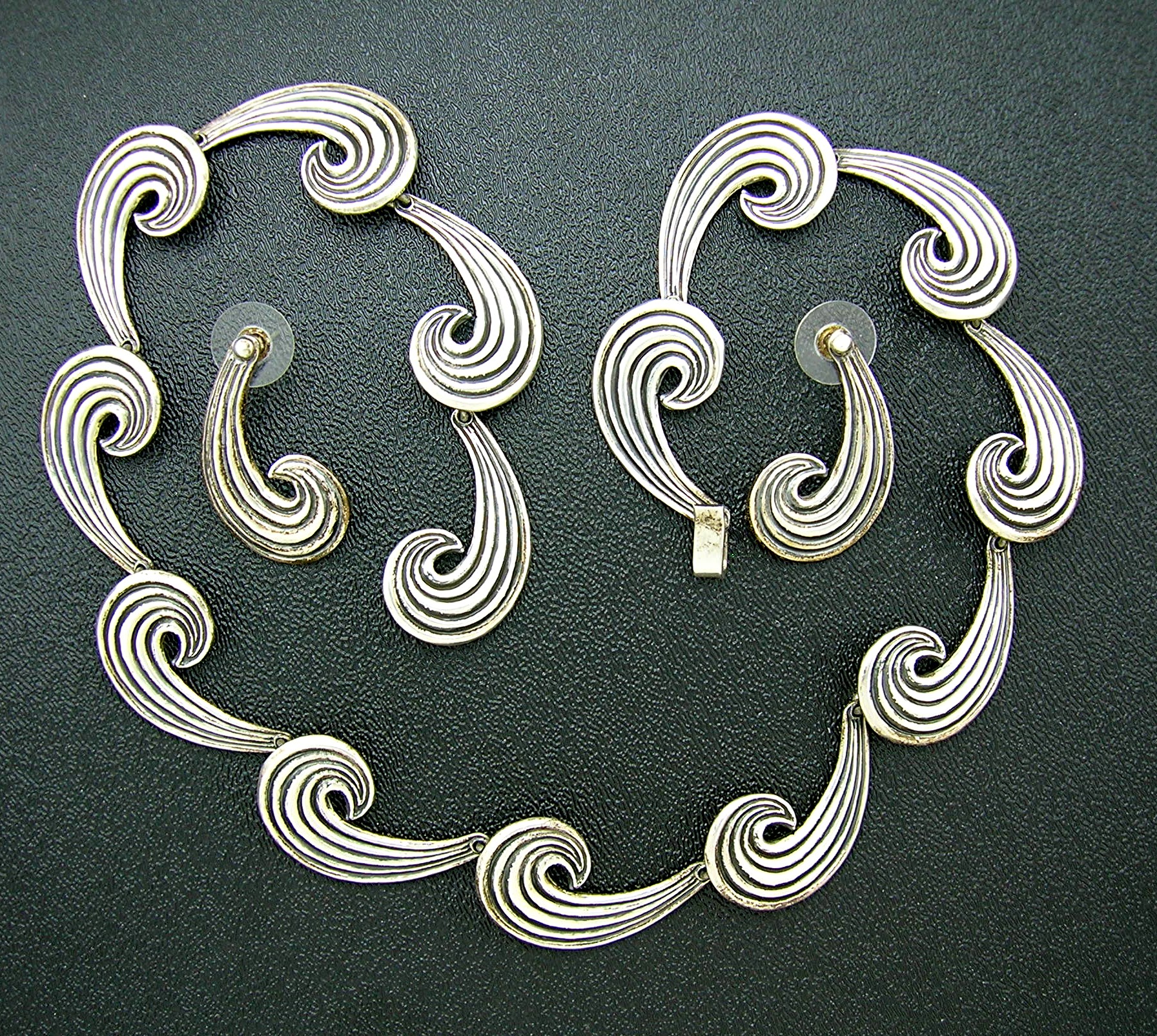 Necklace and Earrings  Sterling Silver Mexico