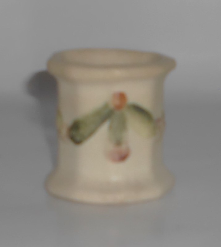 VINTAGE Weller Art Pottery Roma Matchstick / Toothpick Holder