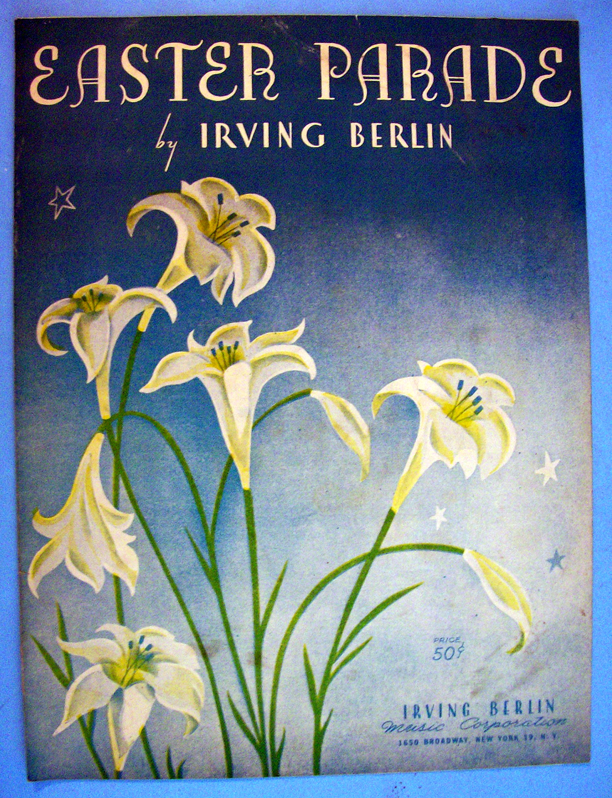 Sheet Music For 1933 Easter Parade By Irving Berlin