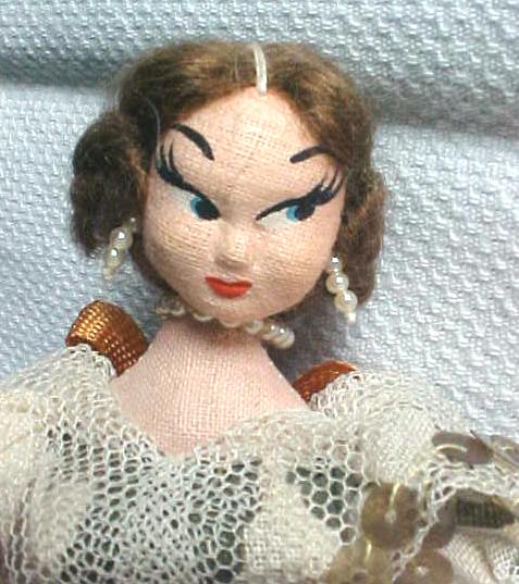 Roldan Klumpe Doll Lenci Style Lady