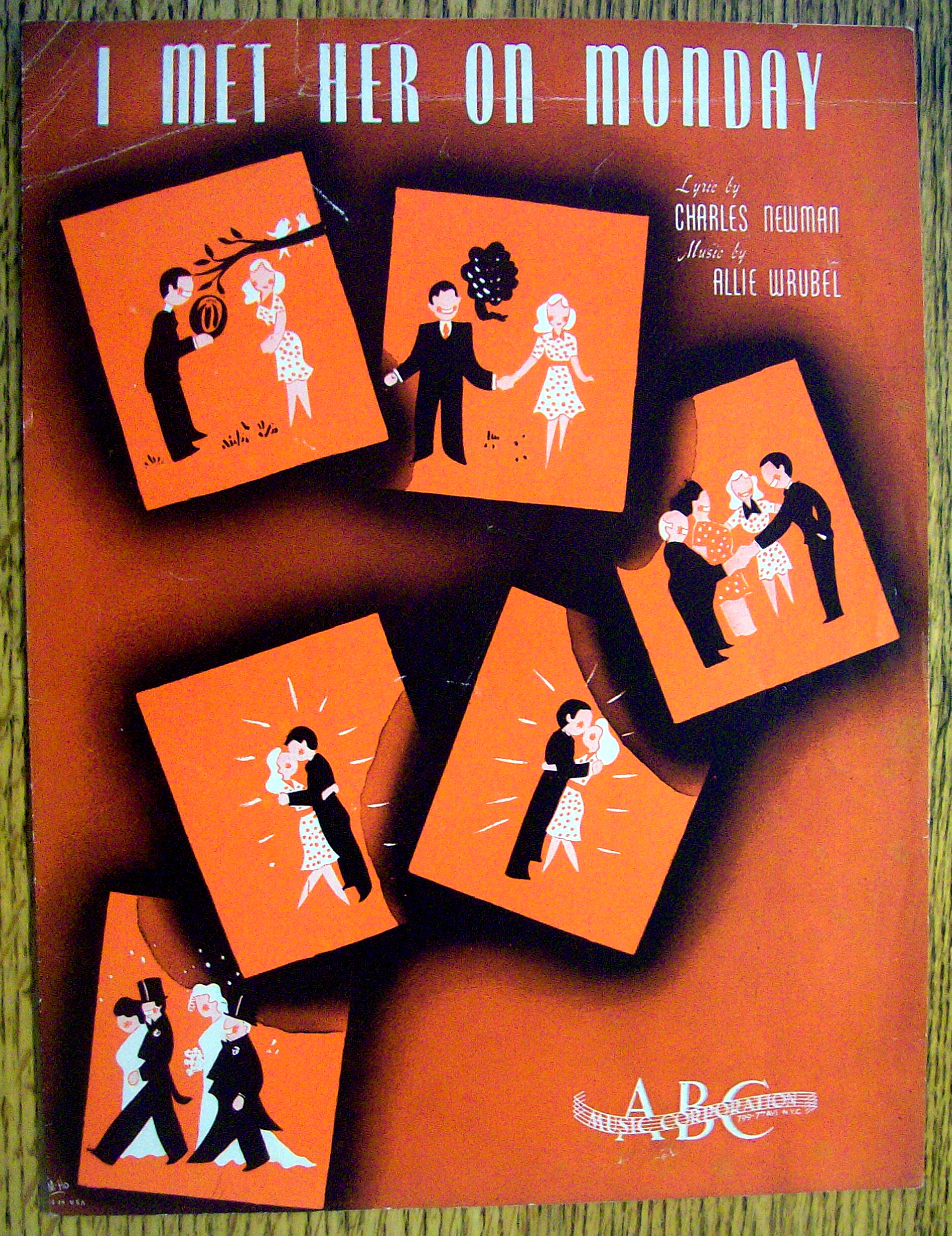 Sheet Music For 1942 I Met Her On Monday