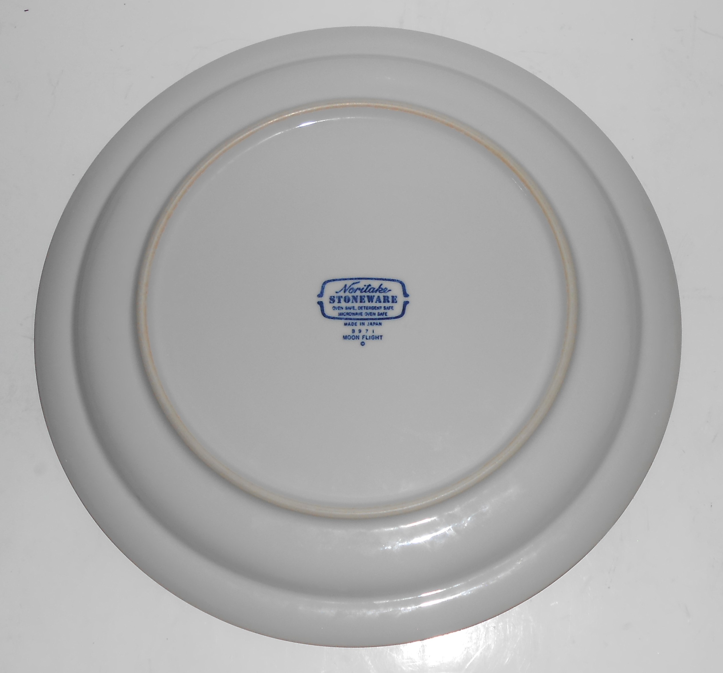 Noritake China Stoneware Moon Flight Dinner Plate