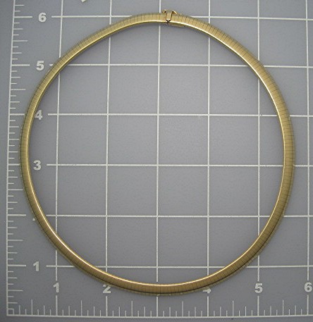 Necklace 14K Yellow Gold Italy Omega 8mm  58 grams