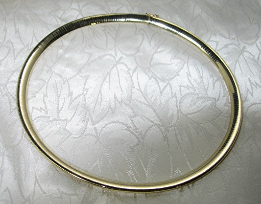 Necklace 14K Yellow Gold Italy Omega 8mm  58 grams