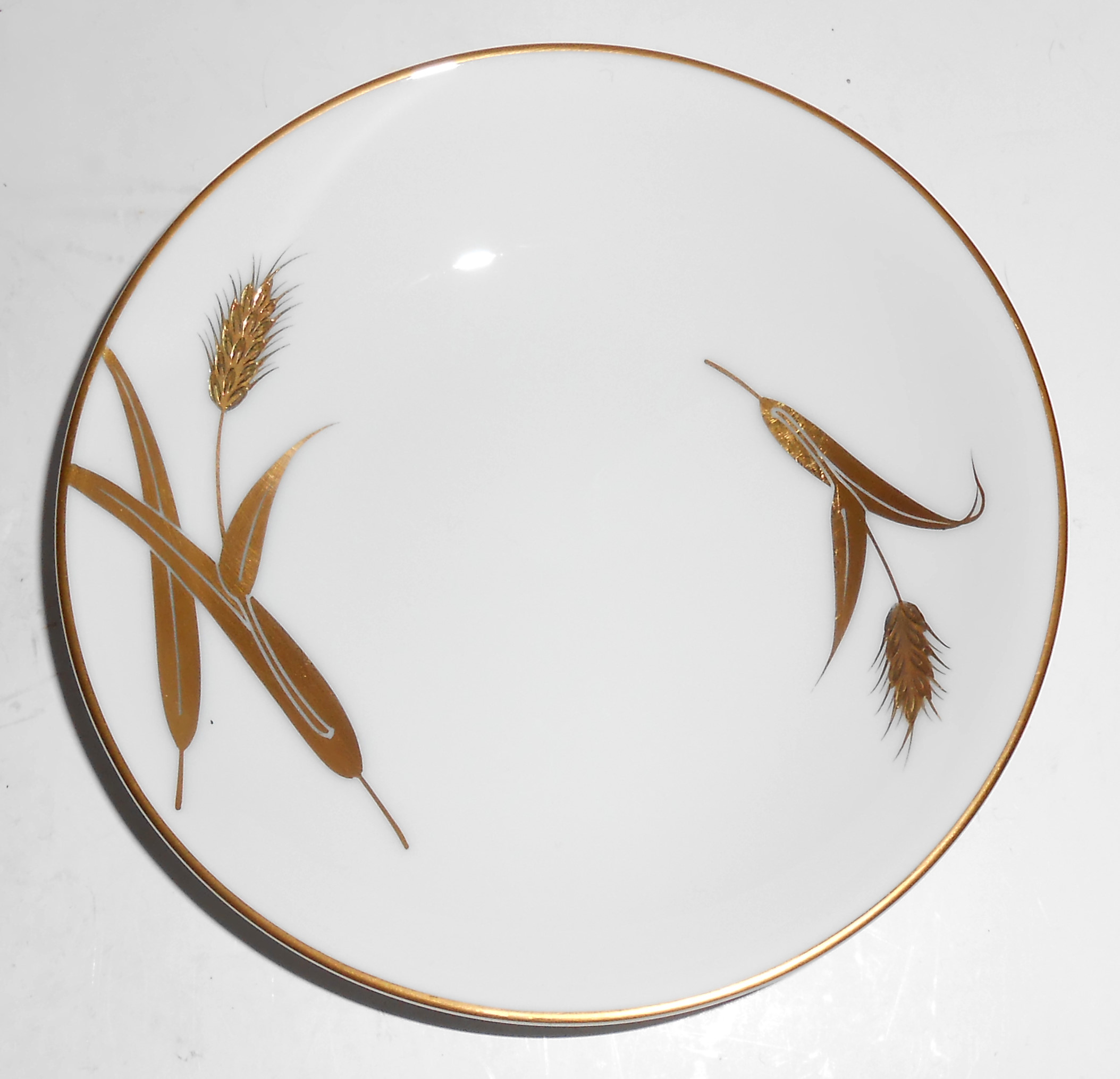 Meito China Porcelain Japan Midas Gold Wheat Fruit Bowl