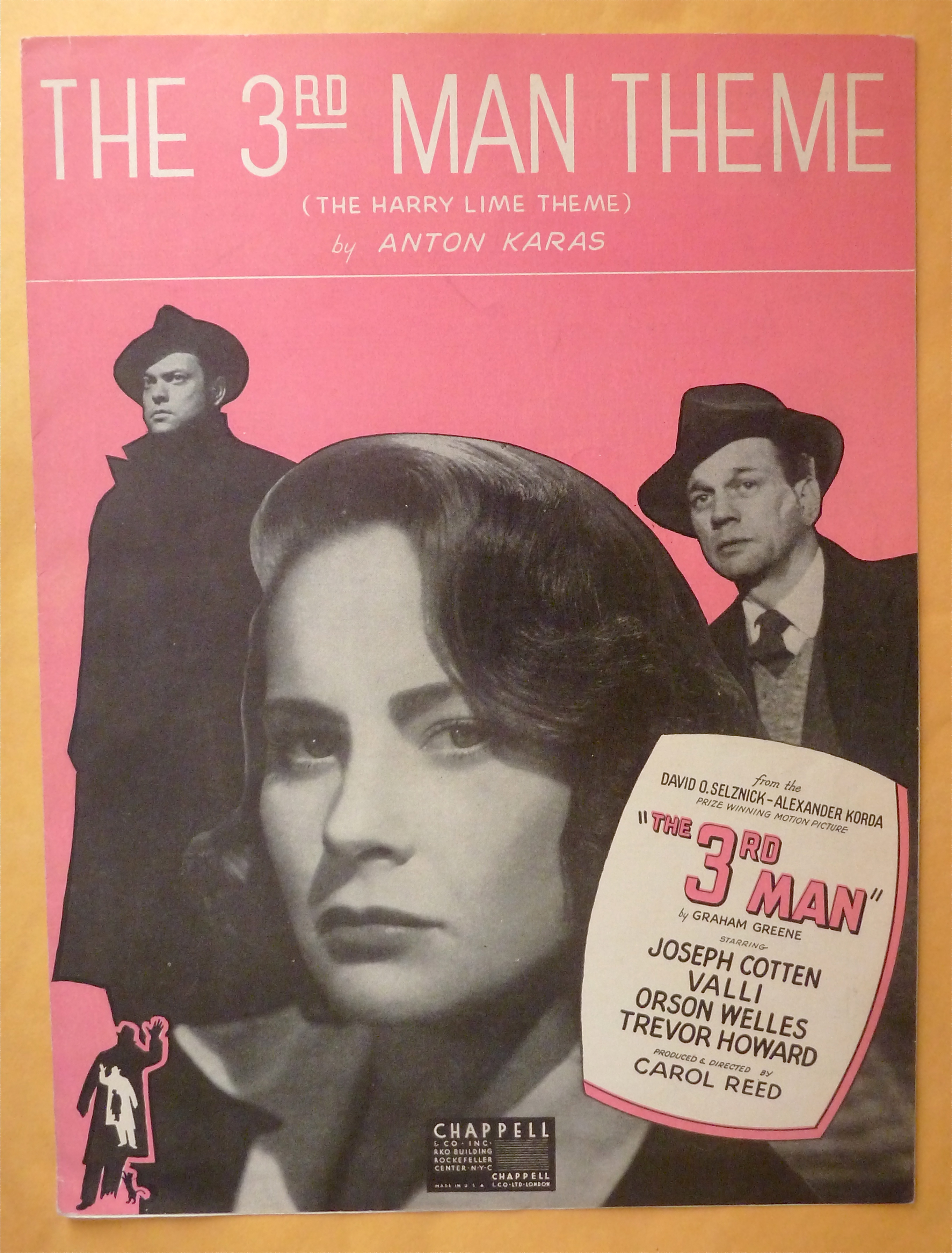 Sheet Music For 1949 The 3rd Man Theme